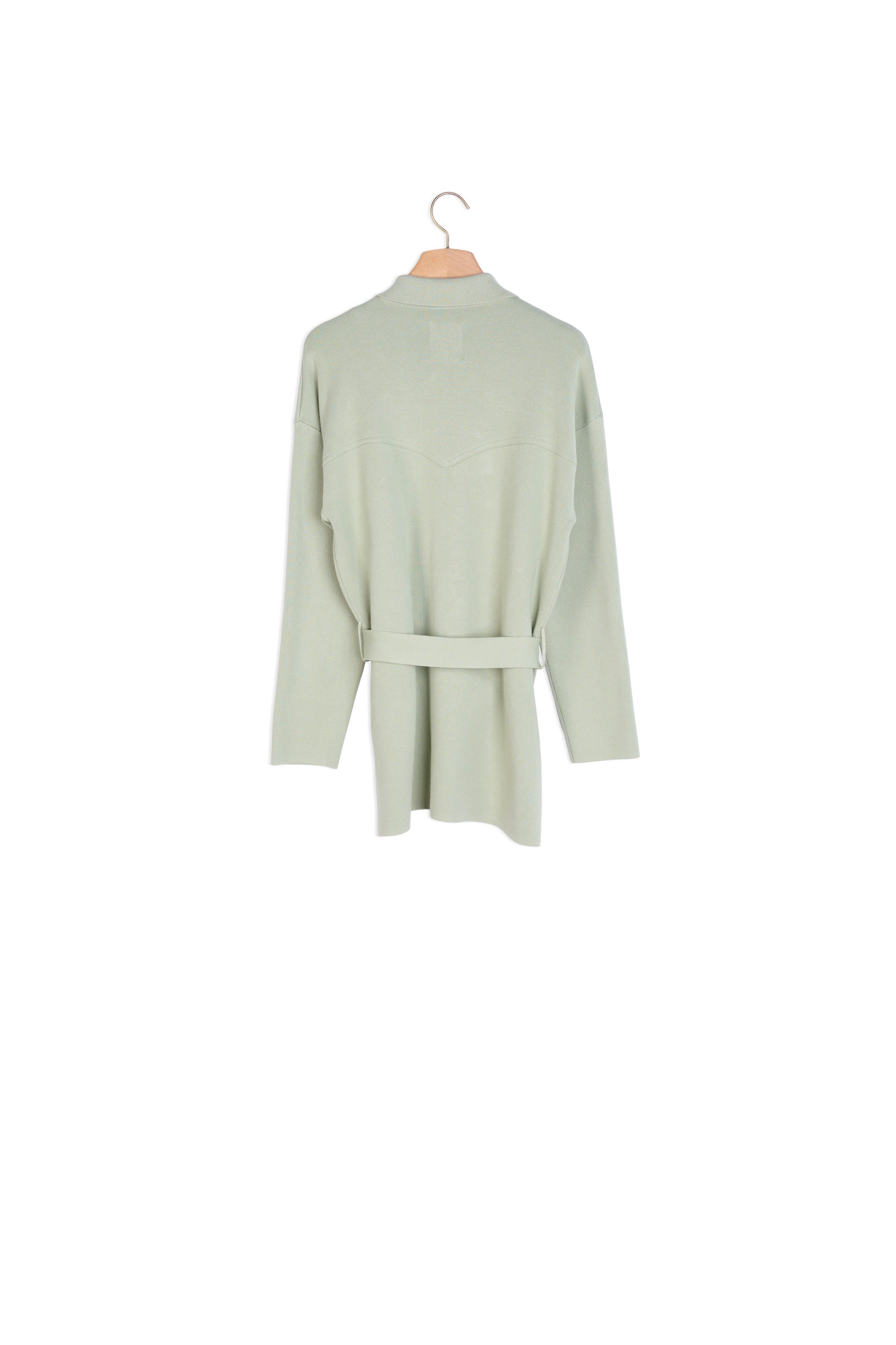 Cardi-coat oversize ceinturé Sandro seconde main