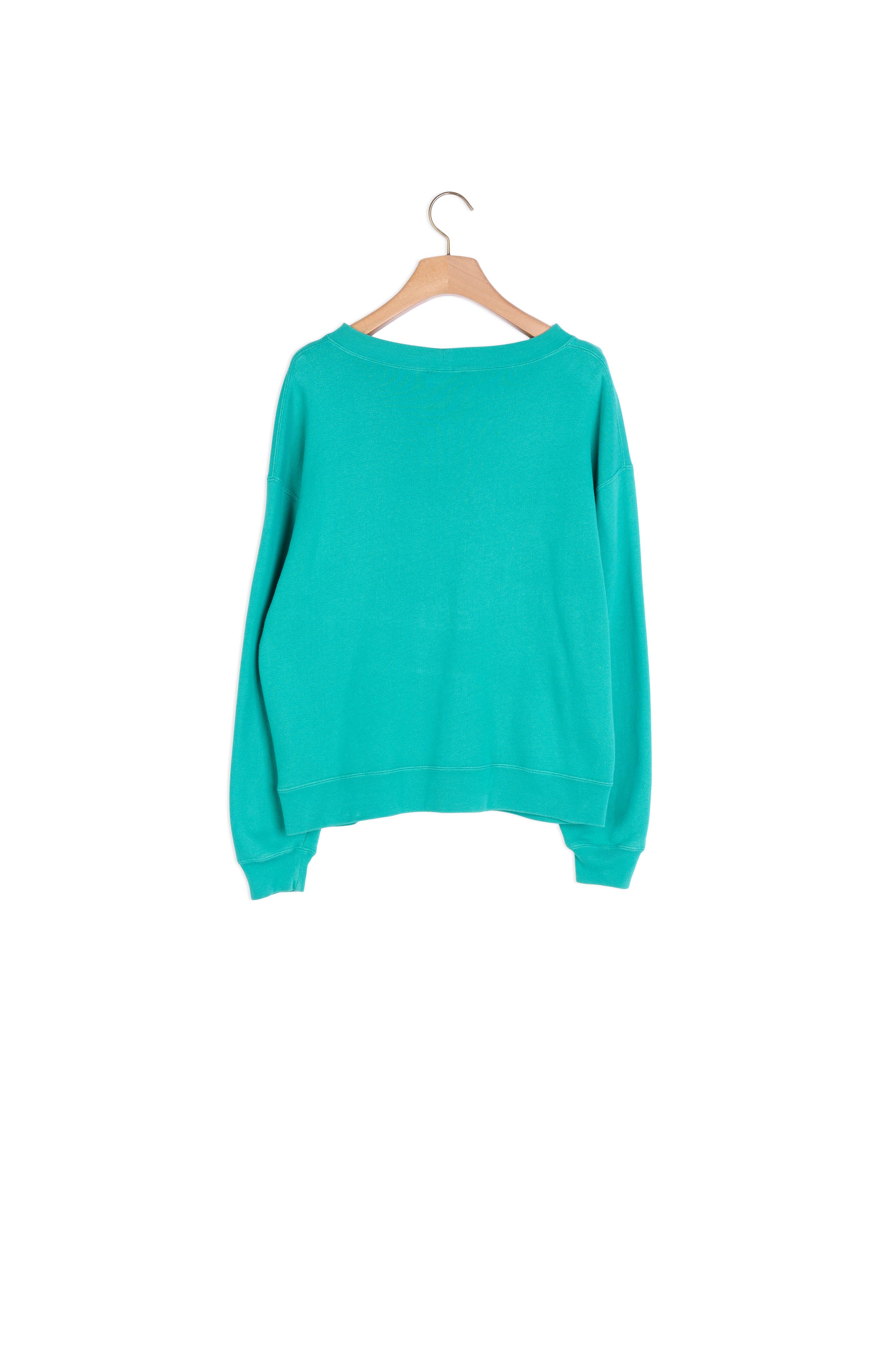 Sweatshirt en coton à message Sandro seconde main