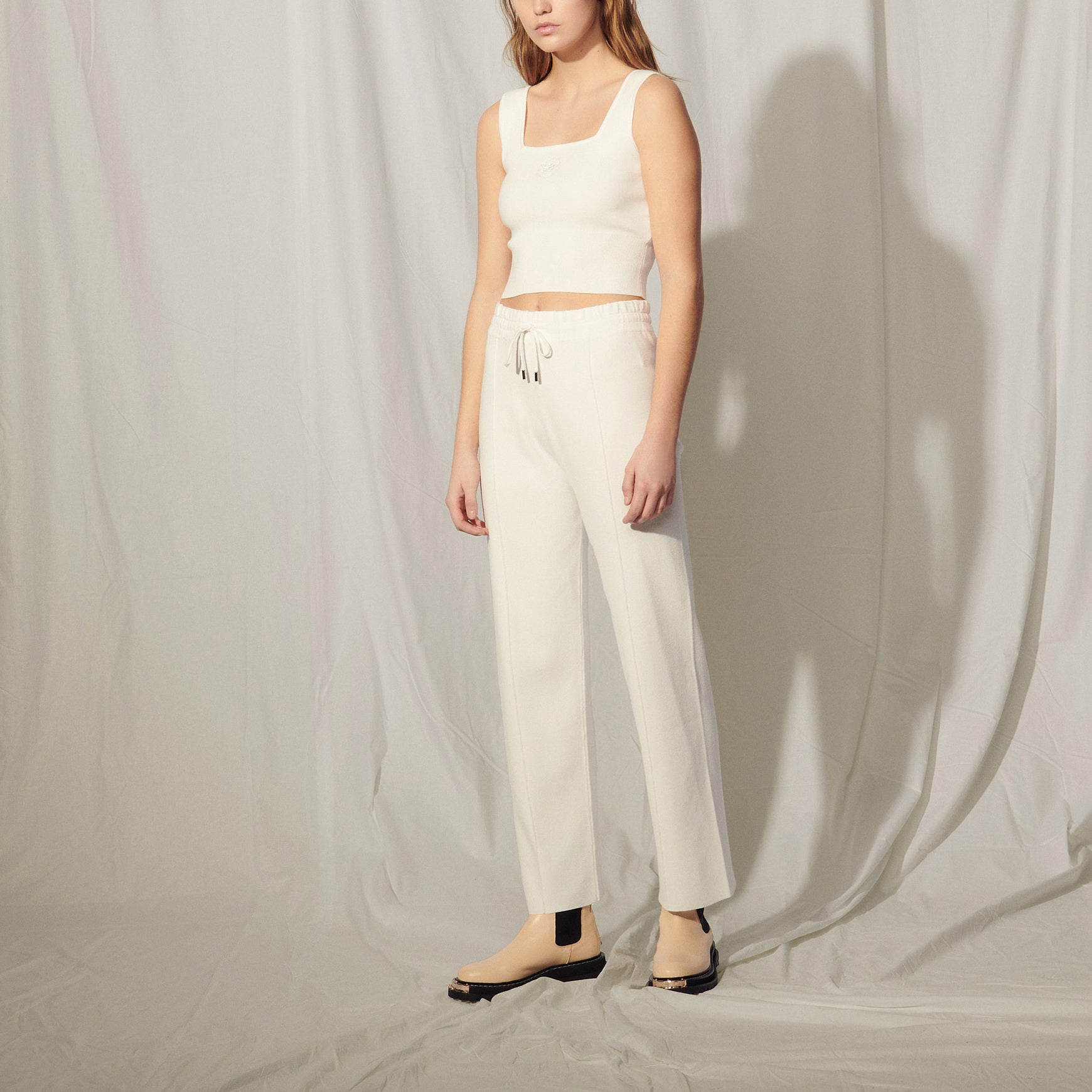 Jogging en Maille coupe droite Sandro seconde main