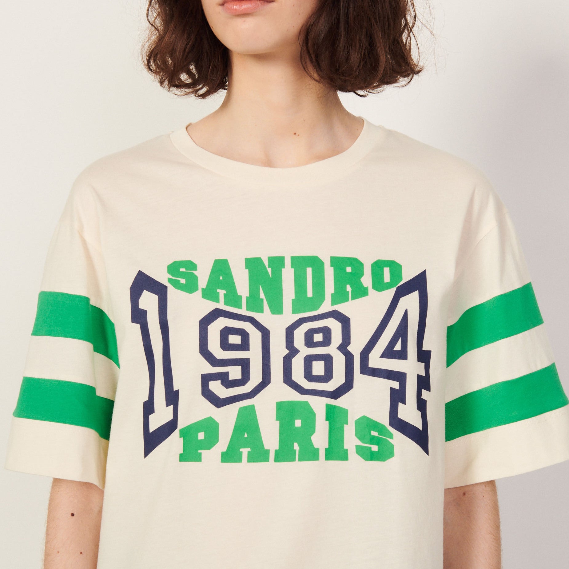 T-shirt à message Sandro seconde main