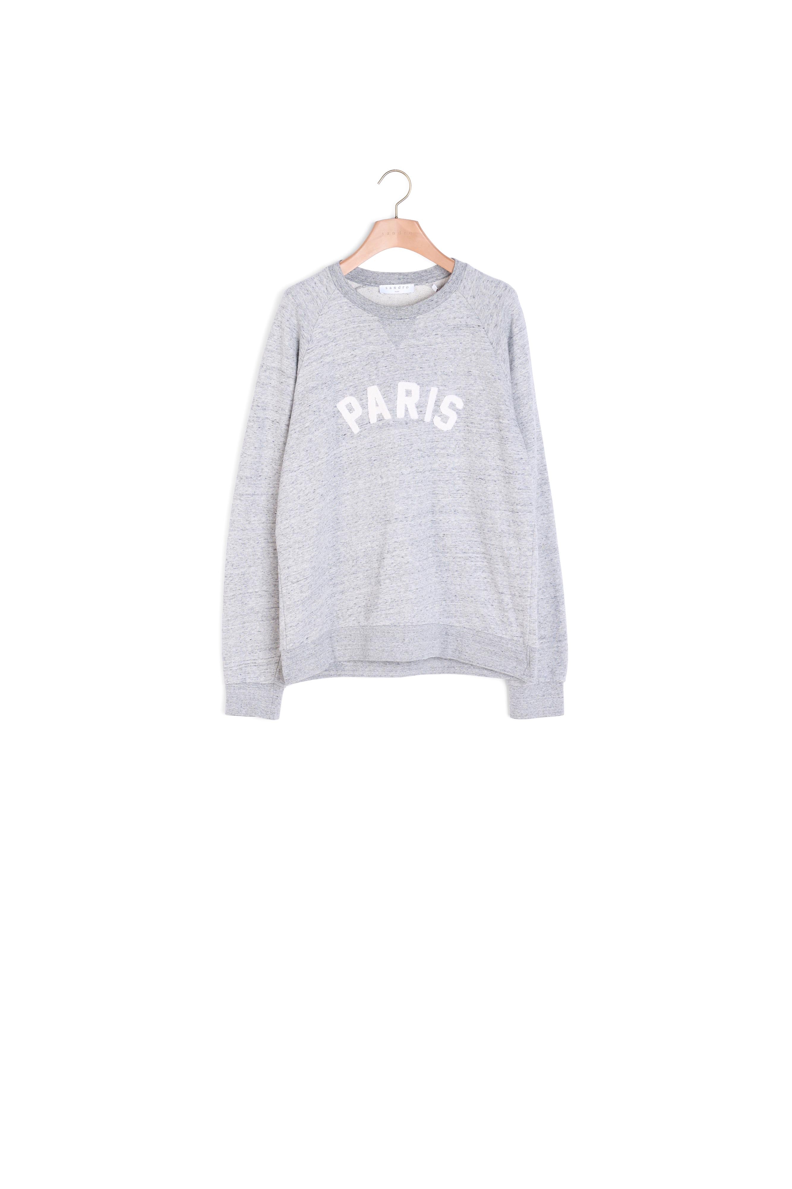 Sweat à patch PARIS Sandro seconde main