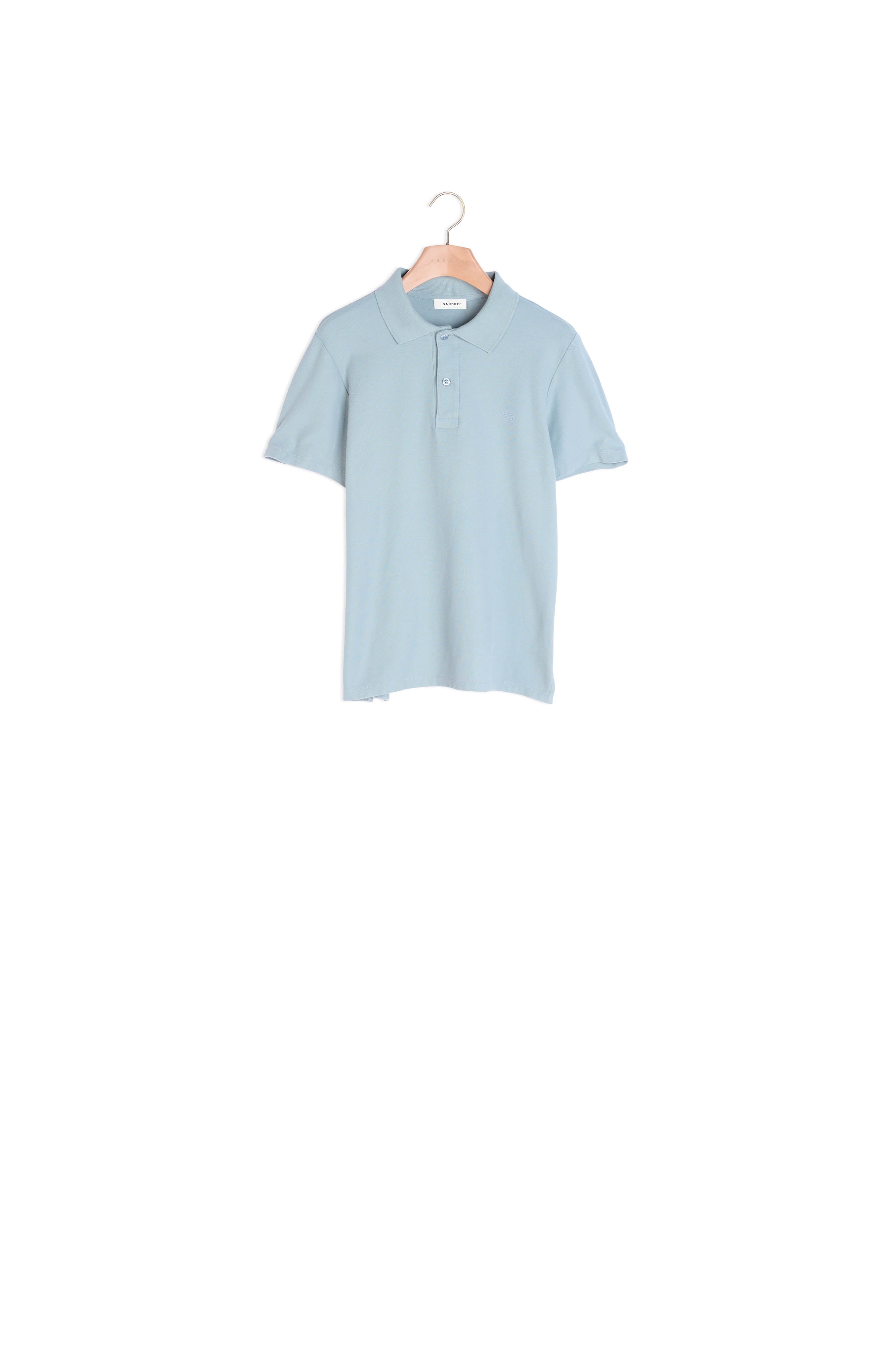 Polo en coton avec logo S Sandro seconde main