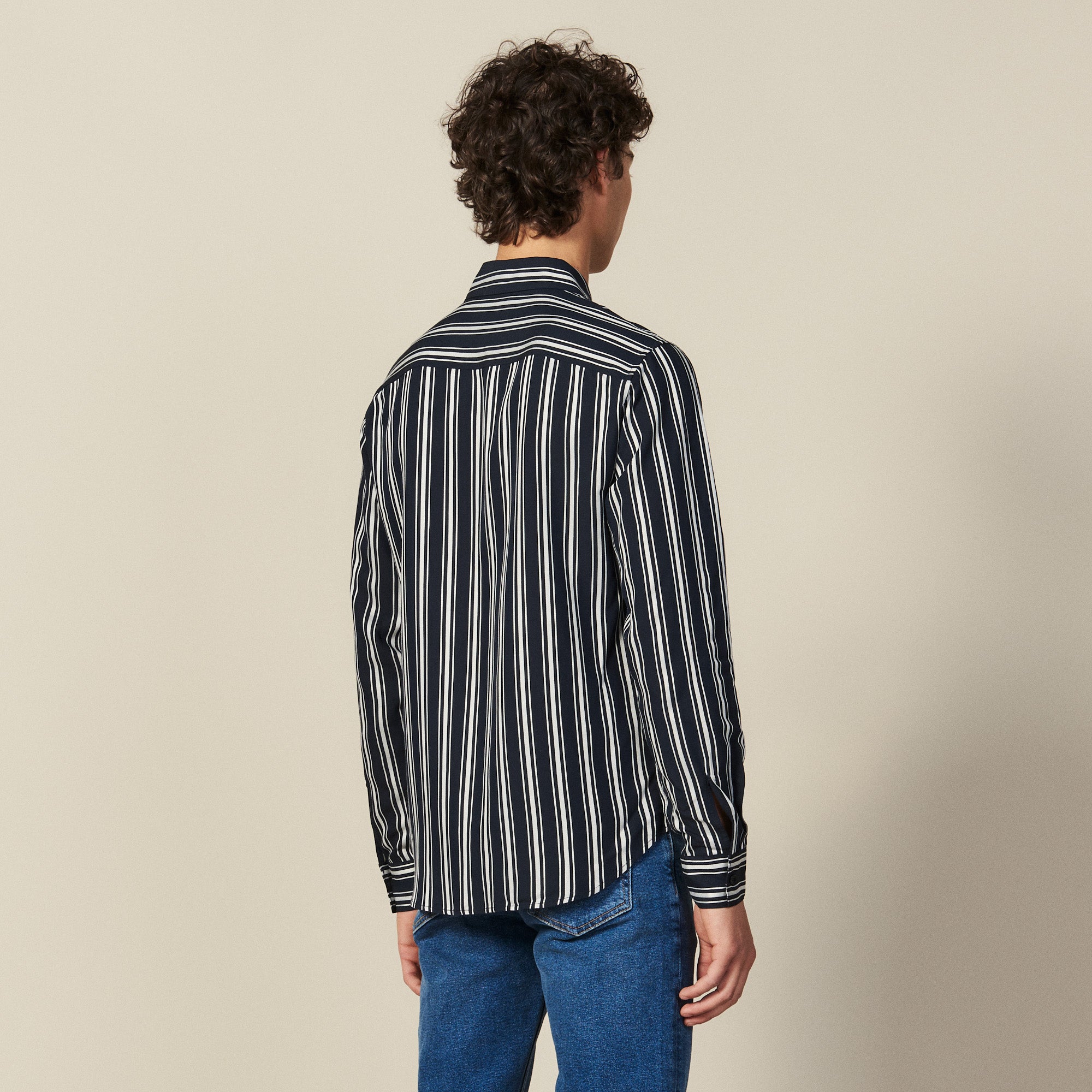 Chemise fluide rayée Sandro seconde main