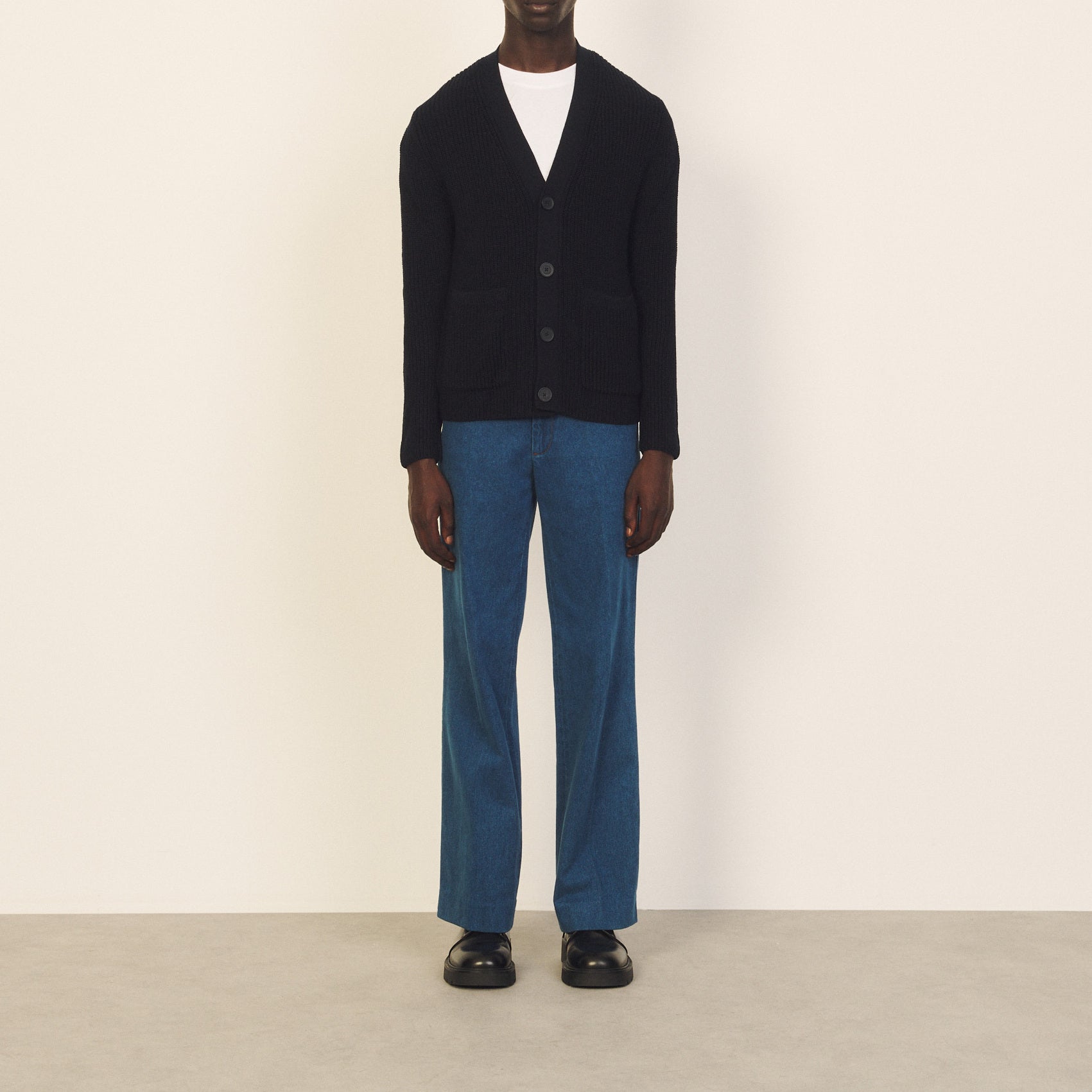 Cardigan en laine Sandro seconde main