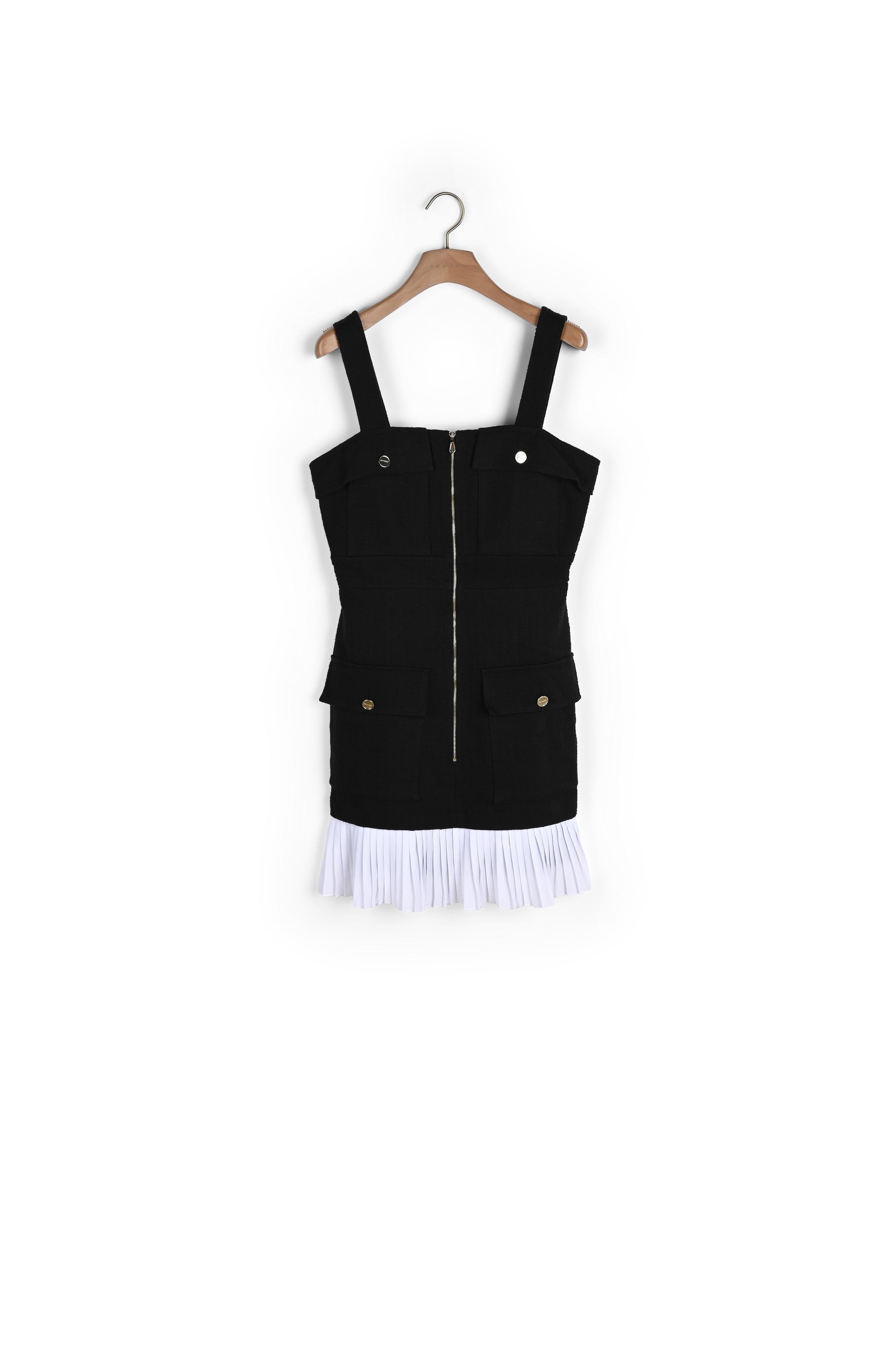 Robe courte en tweed Sandro seconde main