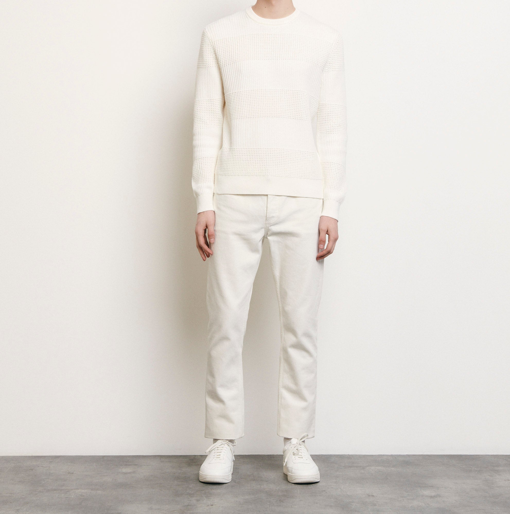 Pull col rond en coton Sandro seconde main