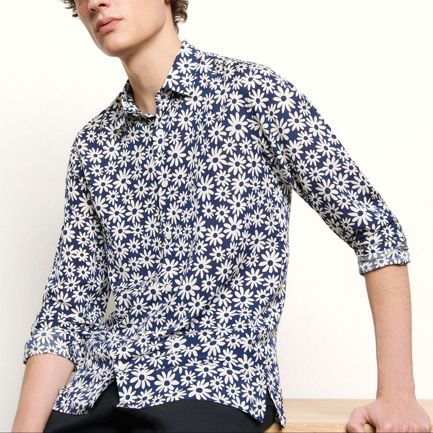 Chemise fluide imprimée Sandro seconde main