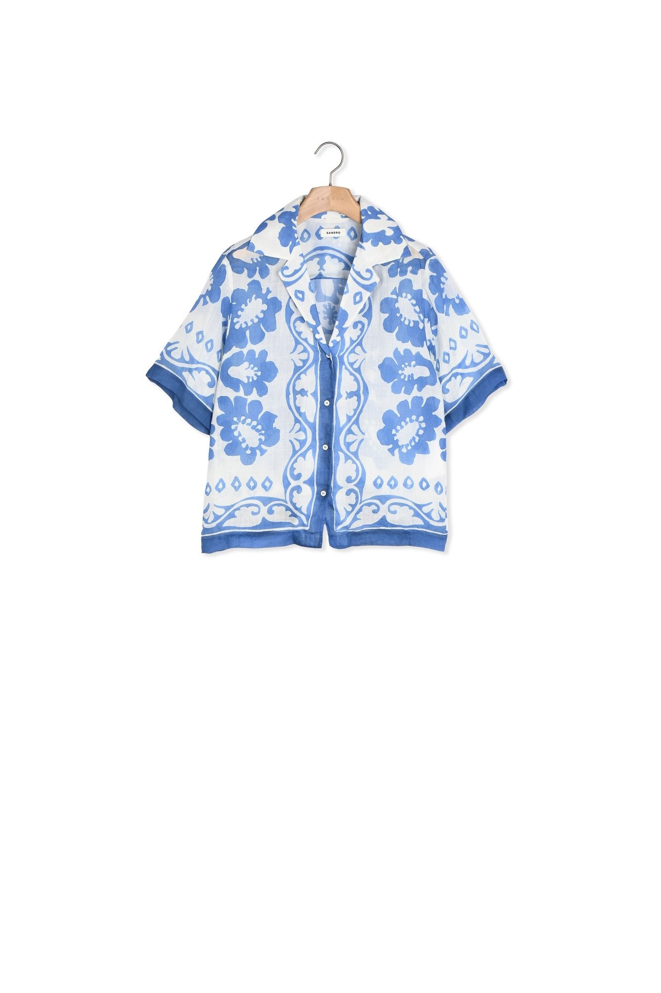 Chemise imprimée Sandro seconde main