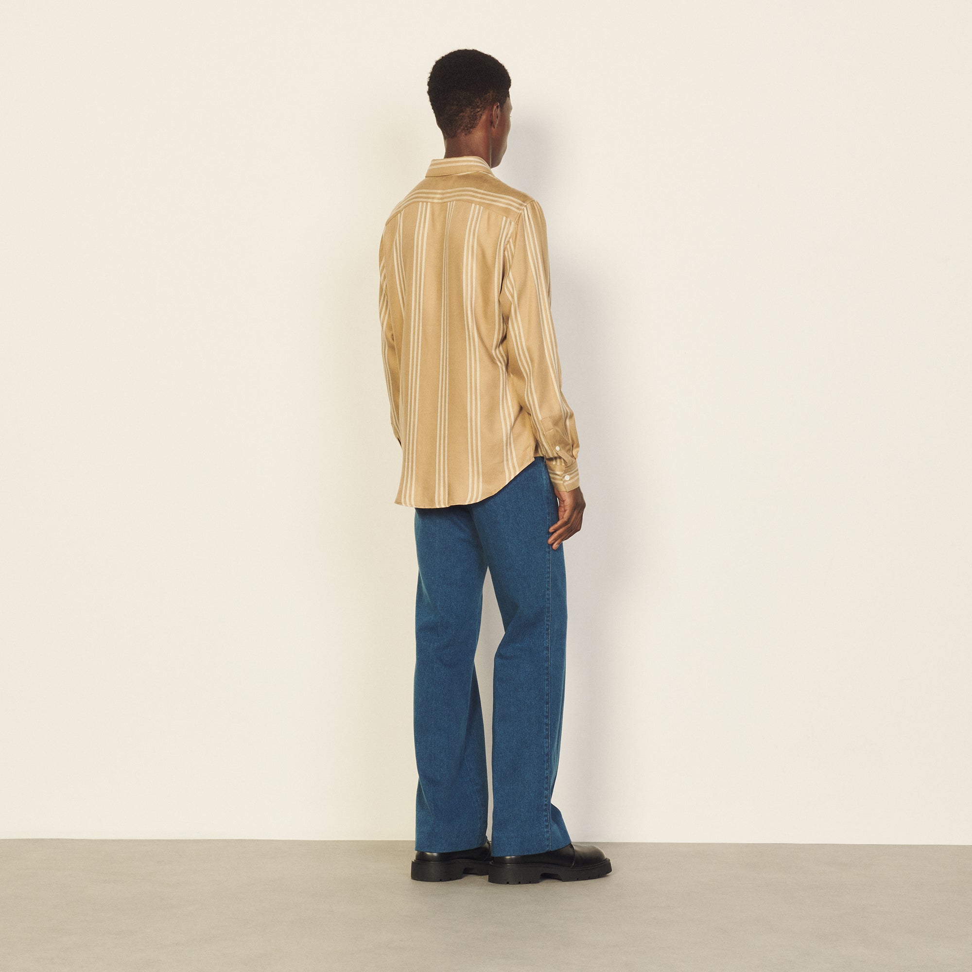 Chemise Beige Sandro seconde main