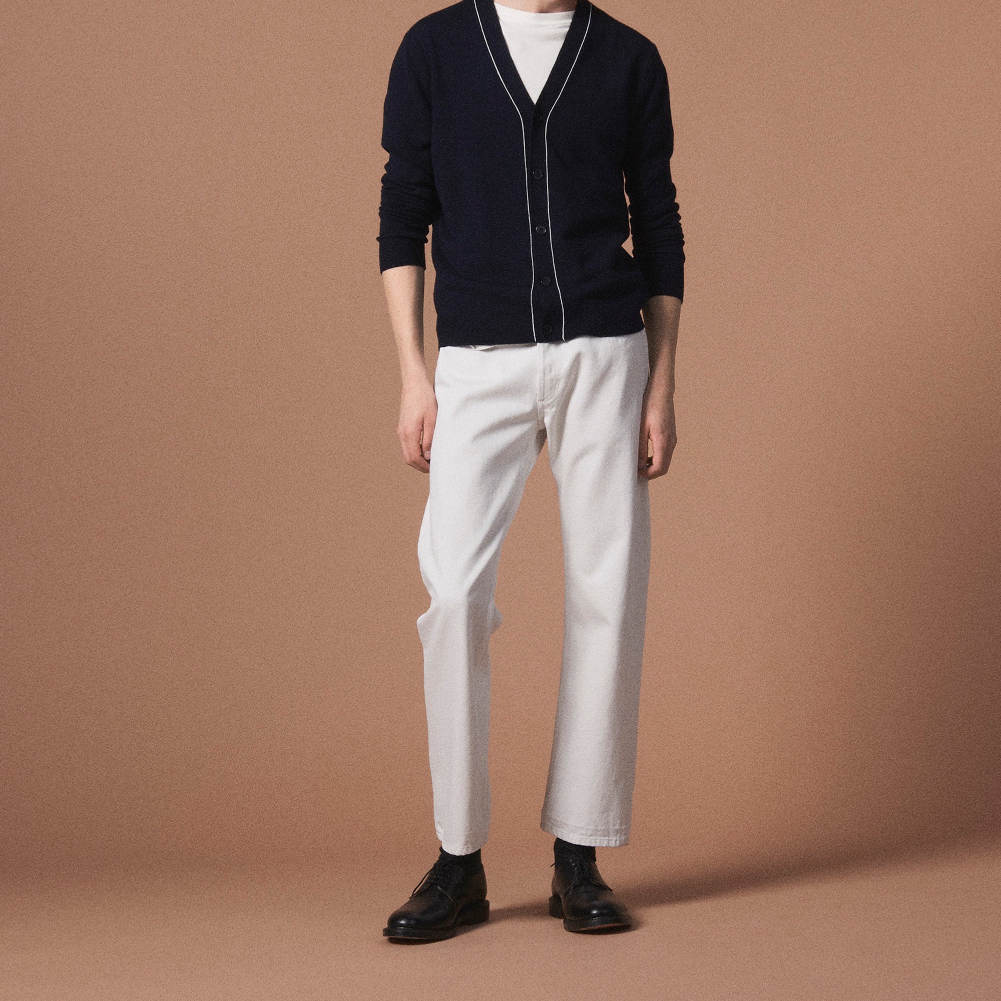 Cardigan rayé en Maille Sandro seconde main