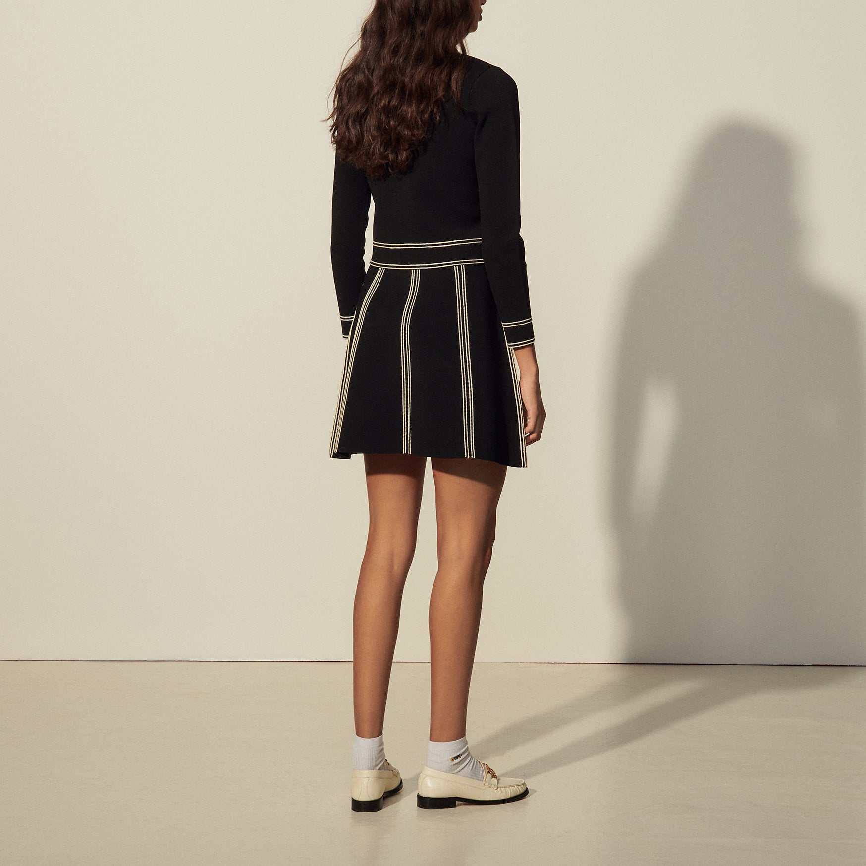 Jupe trapèze en Maille Sandro seconde main