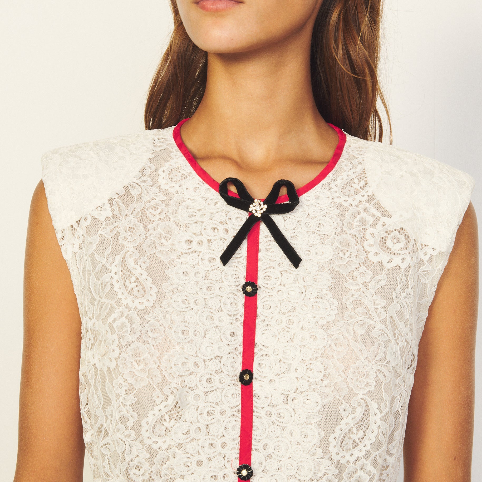 Robe courte mix matières Sandro seconde main