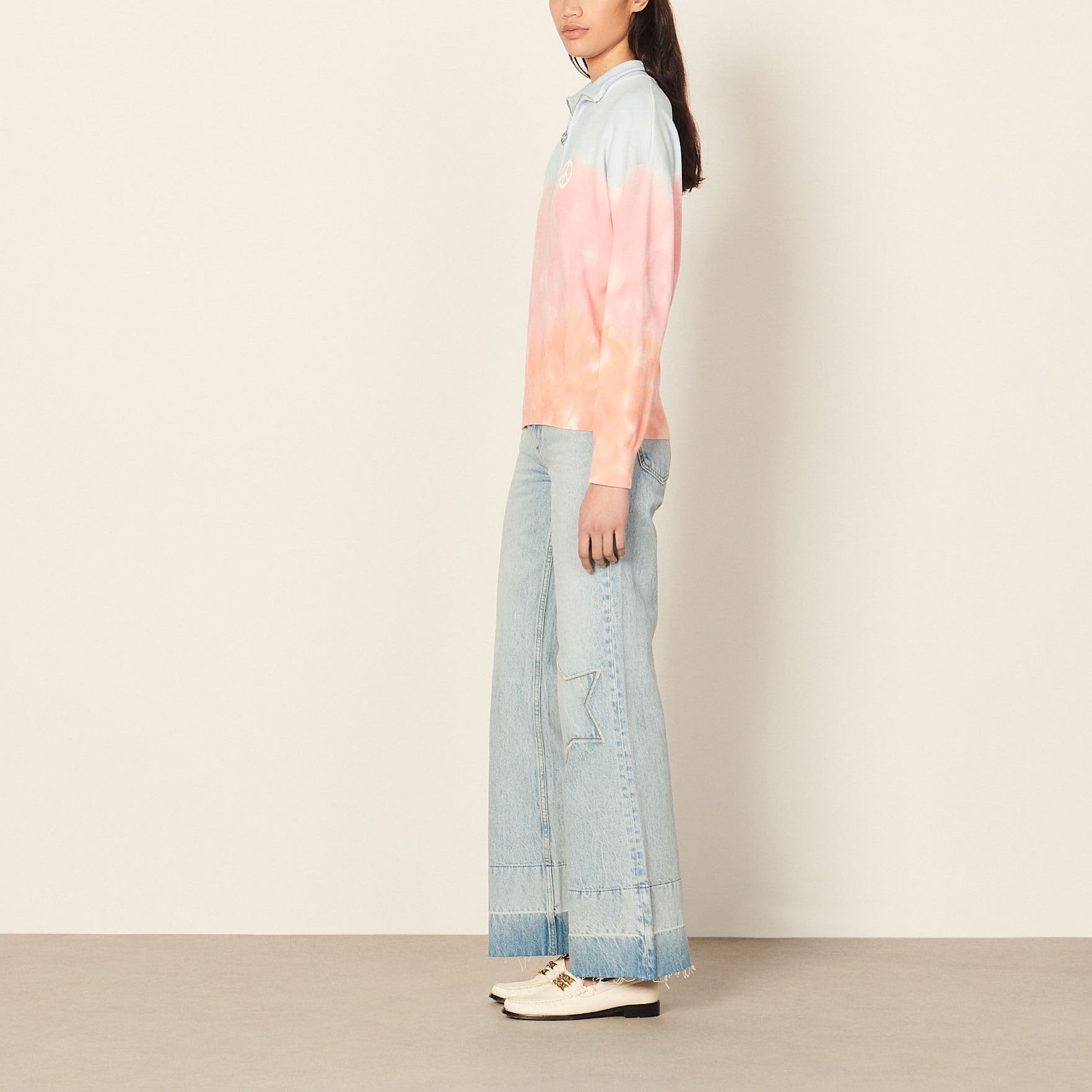 Pull tie and dye Sandro seconde main