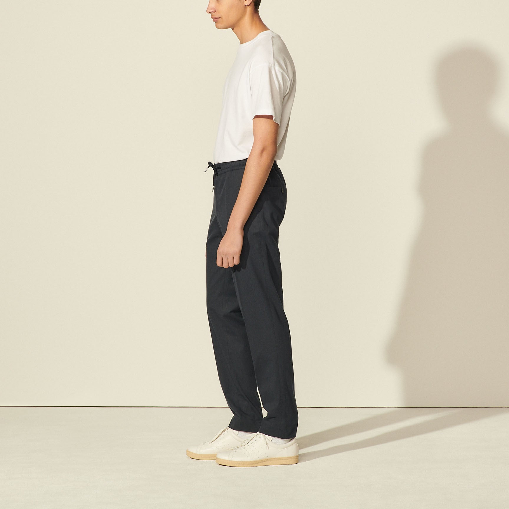 Pantalon à la ceinture élastique Sandro seconde main