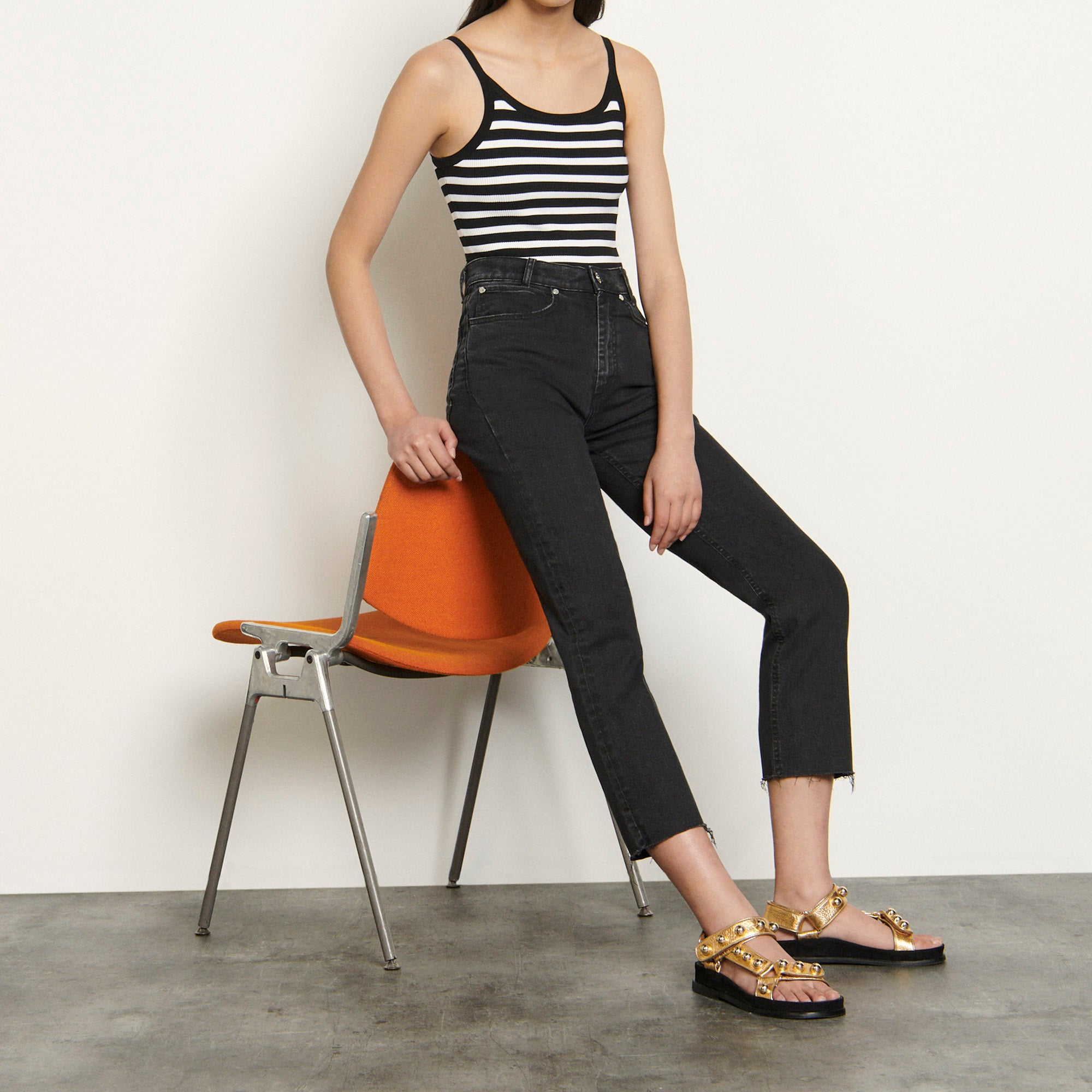 Body marinière à bretelles Sandro seconde main