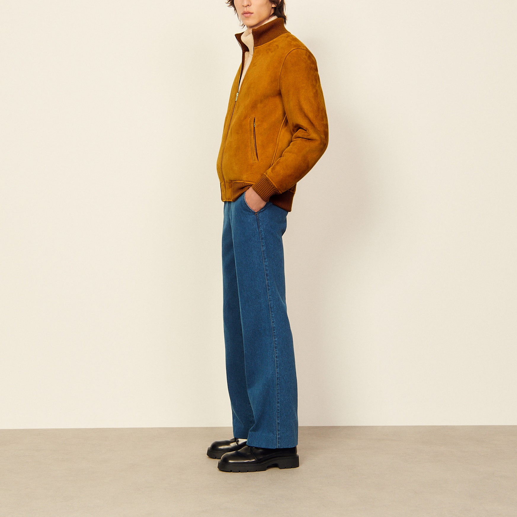 Blouson Camel Sandro seconde main