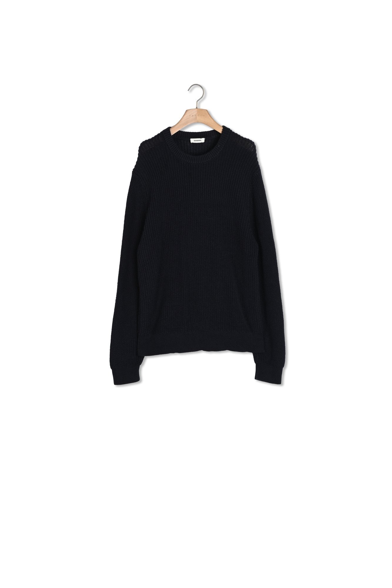 Pull en coton et soie Sandro seconde main