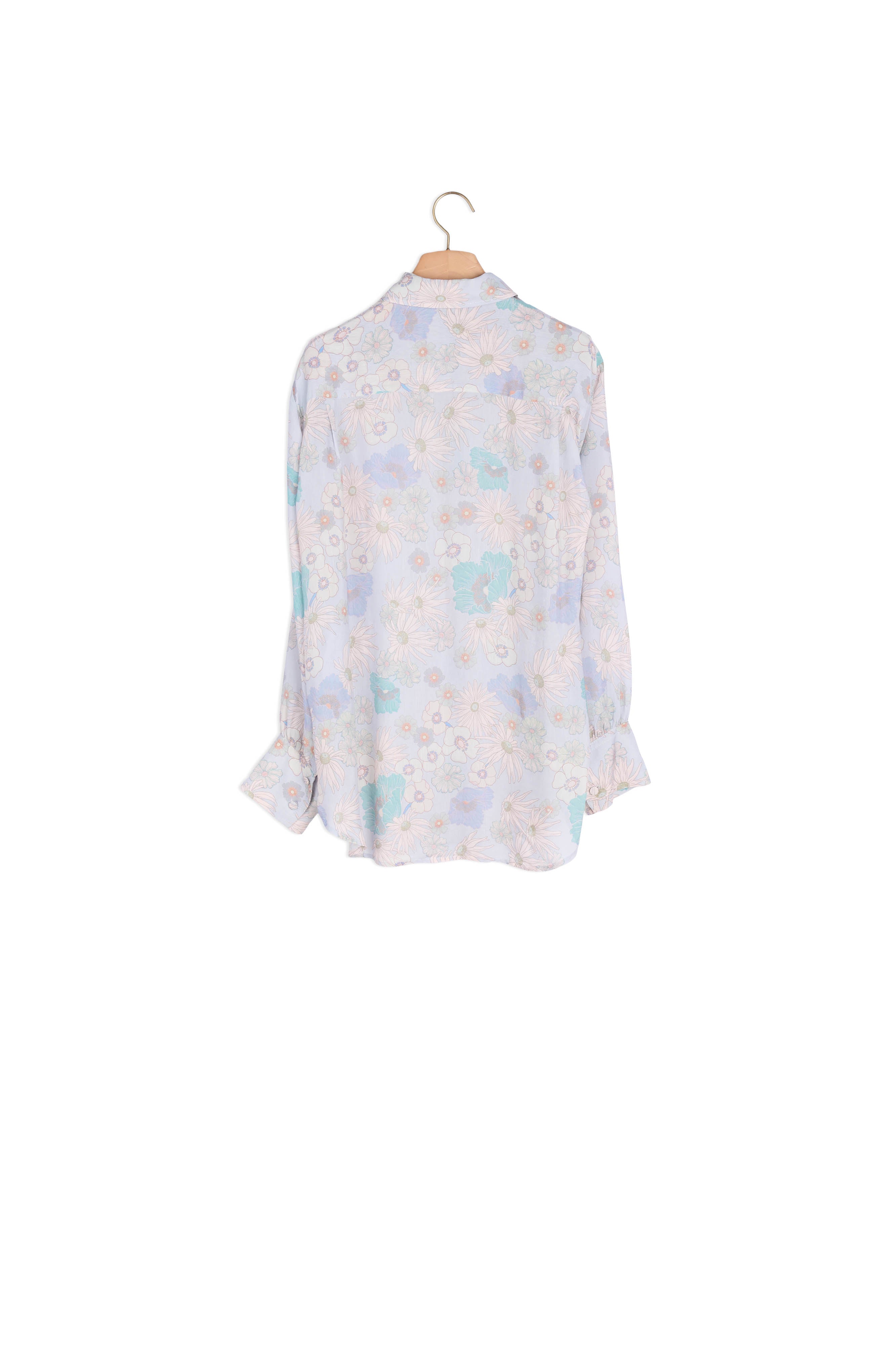 Chemise en voile imprimée Sandro seconde main