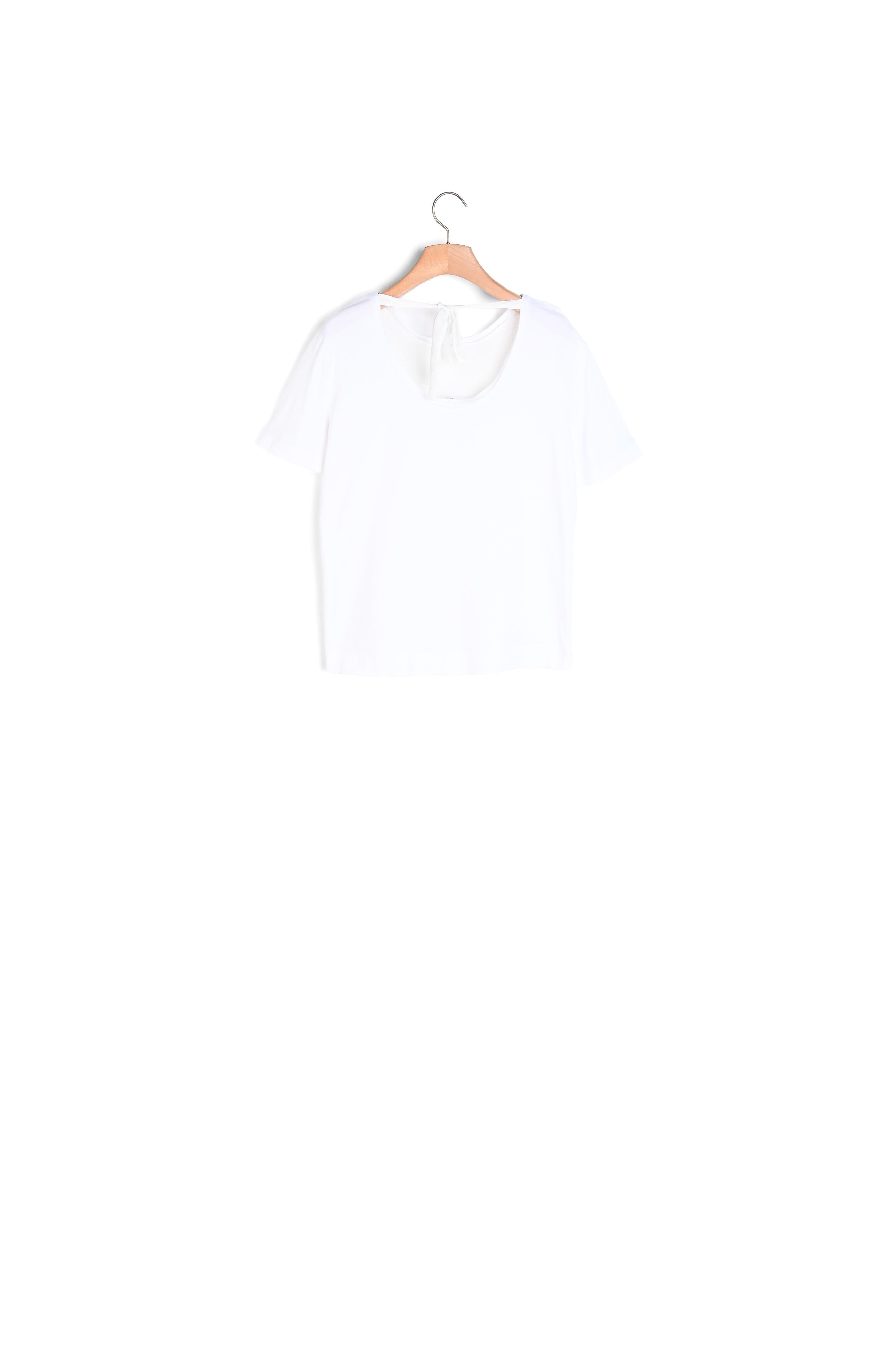 T-shirt avec plastron plissé Sandro seconde main