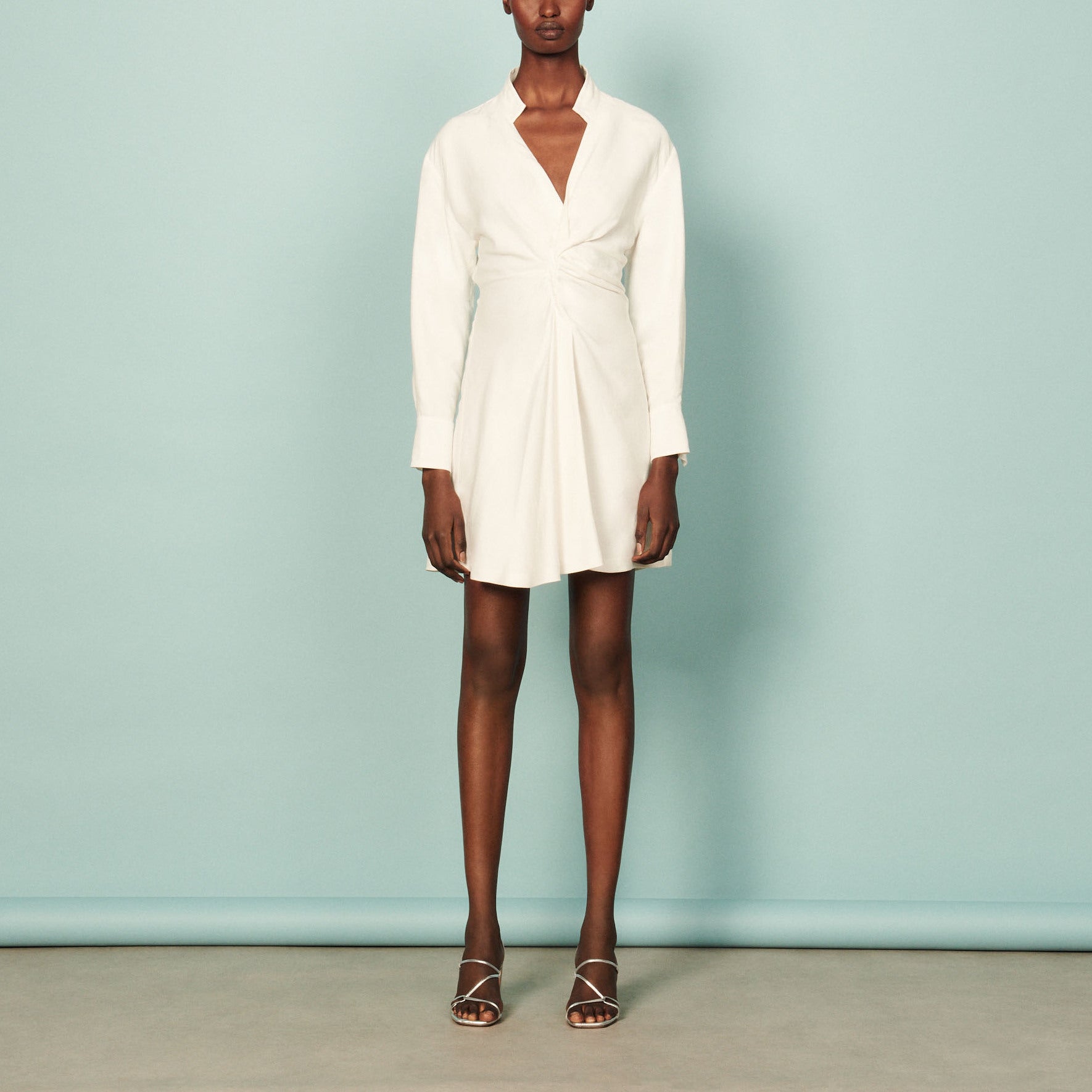 Robe courte à manches longues Sandro seconde main