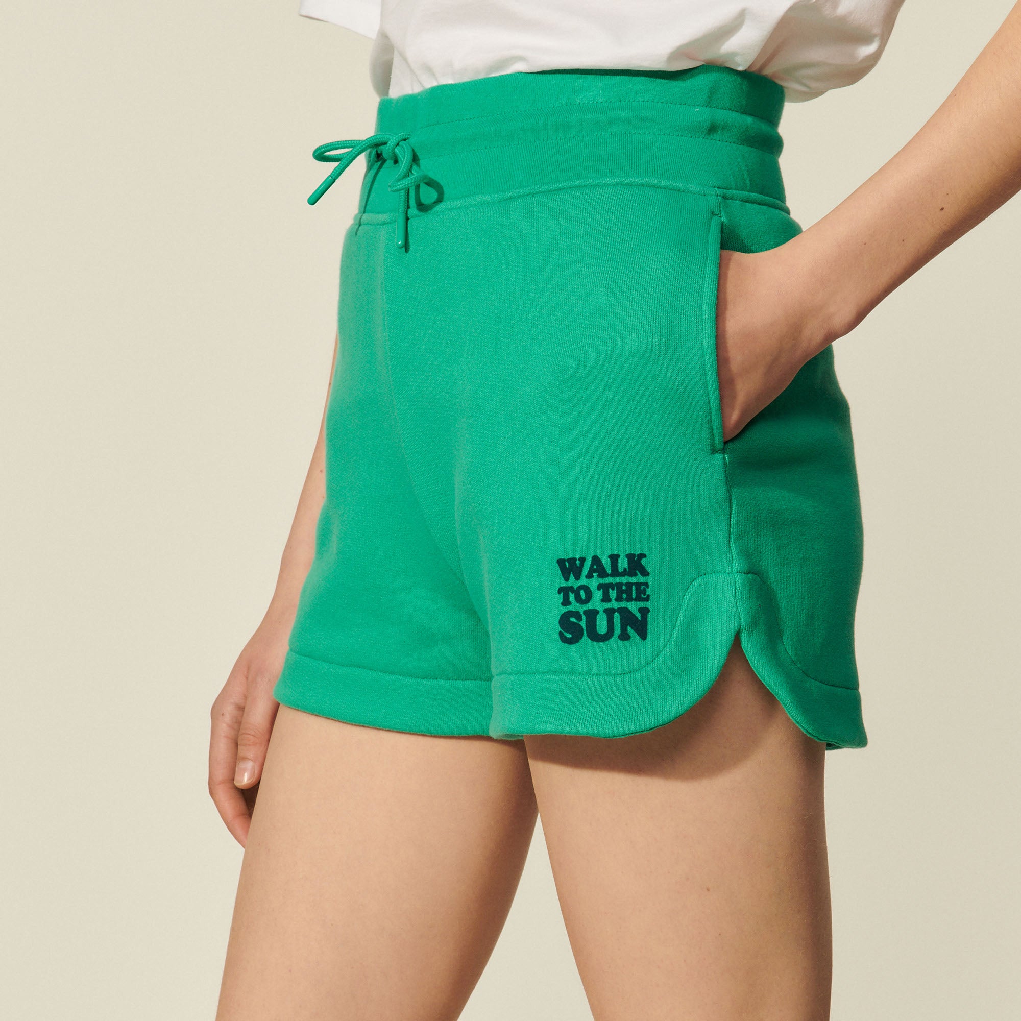 Short en molleton Sandro seconde main