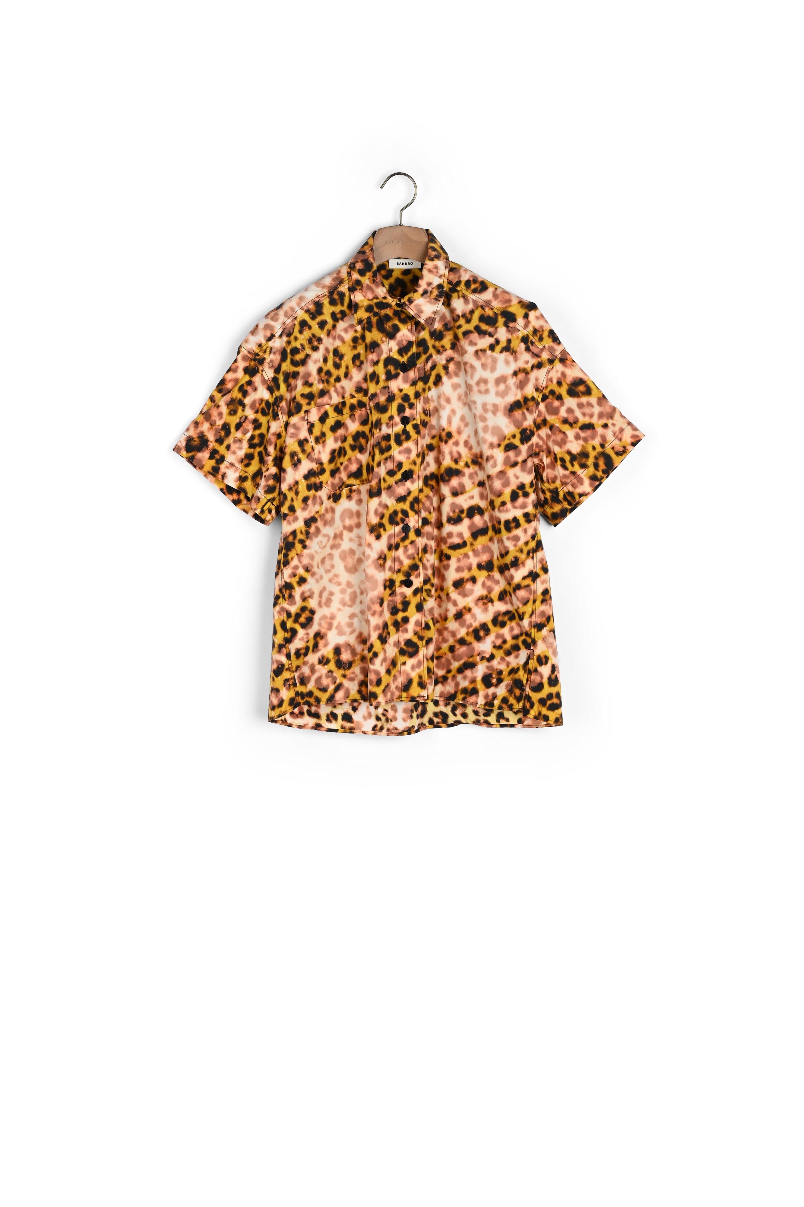 Chemise oversize léopard Sandro seconde main