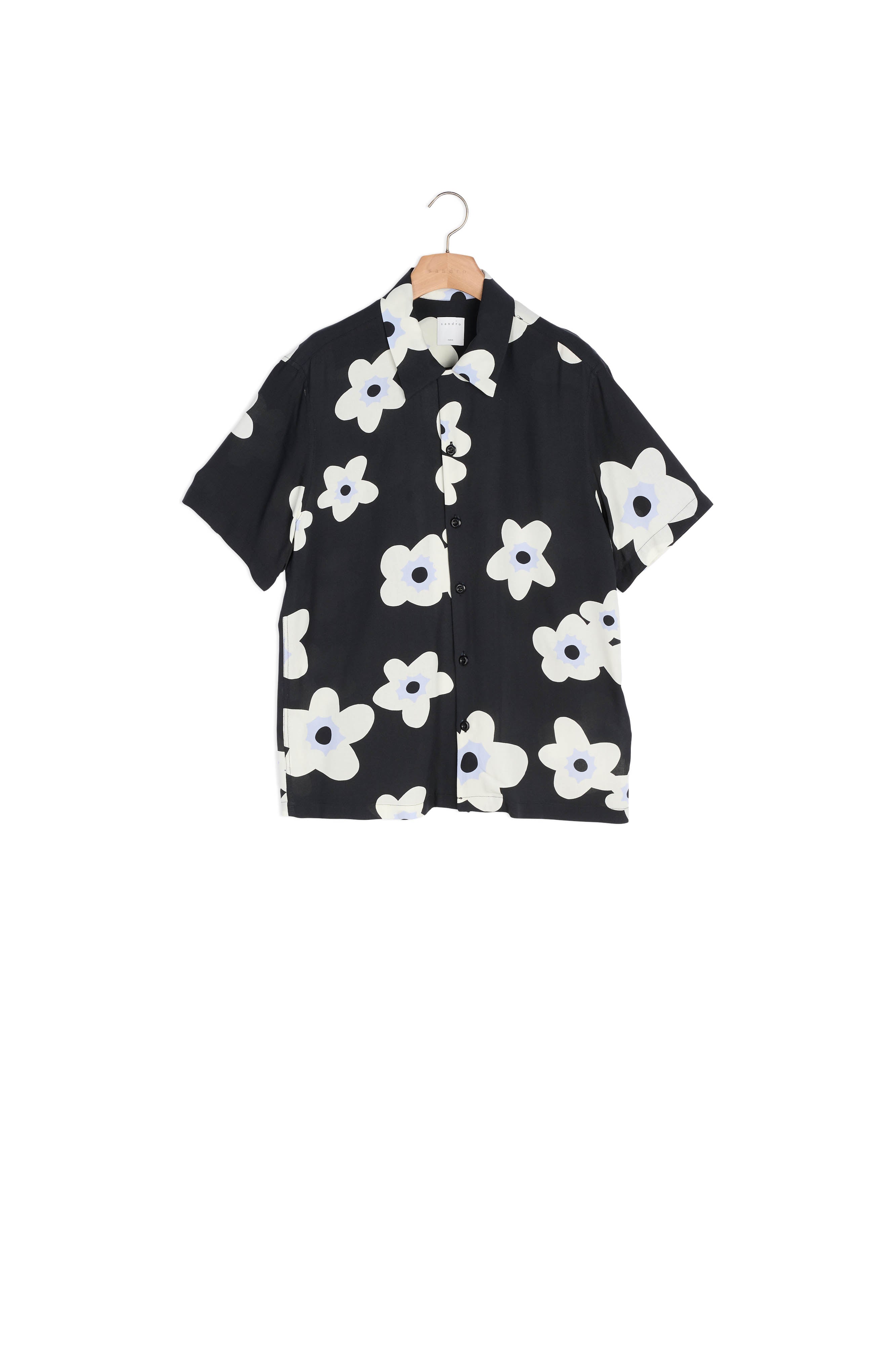 Chemisette fluide imprimée Sandro seconde main