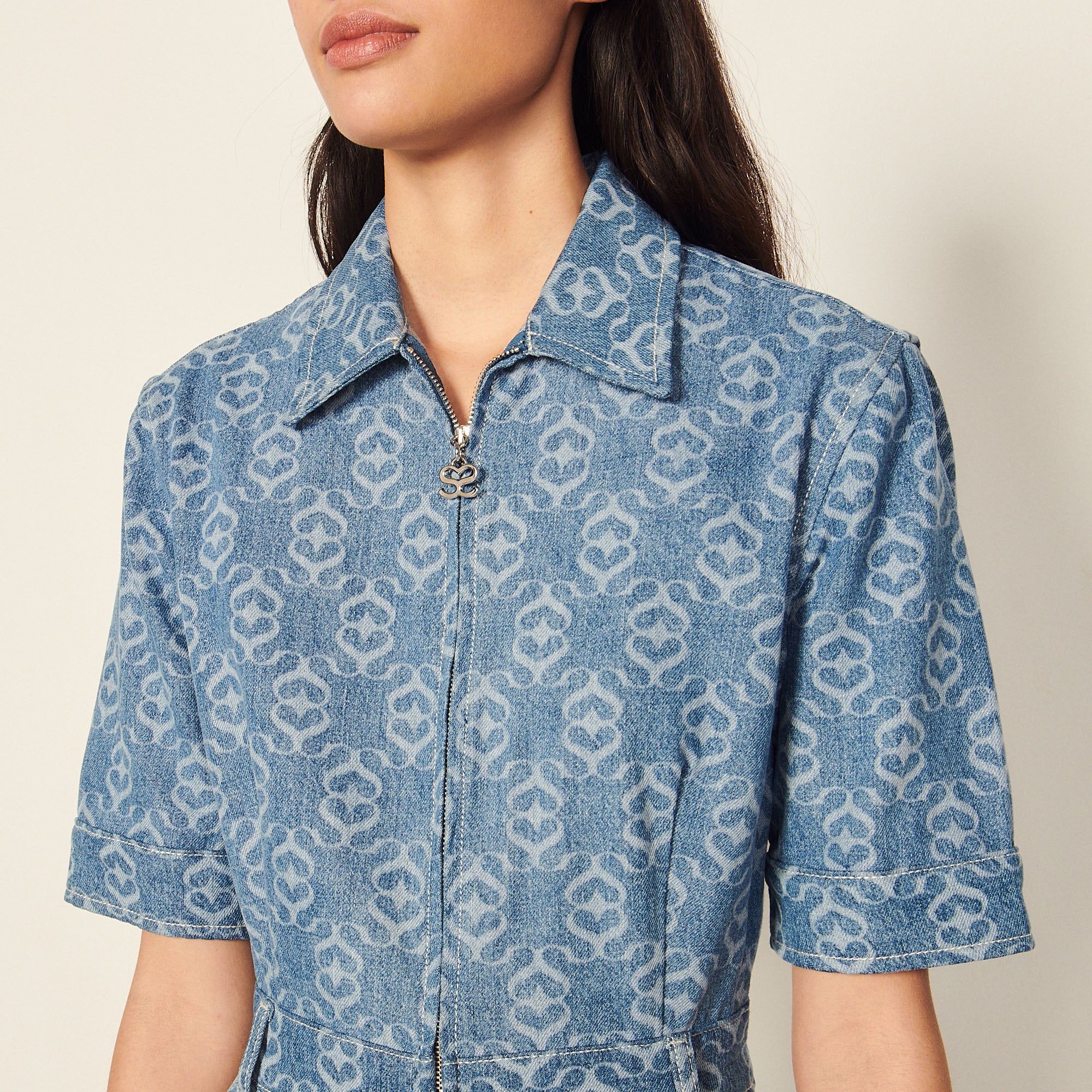 Combinaison Pantalon en denim Sandro seconde main