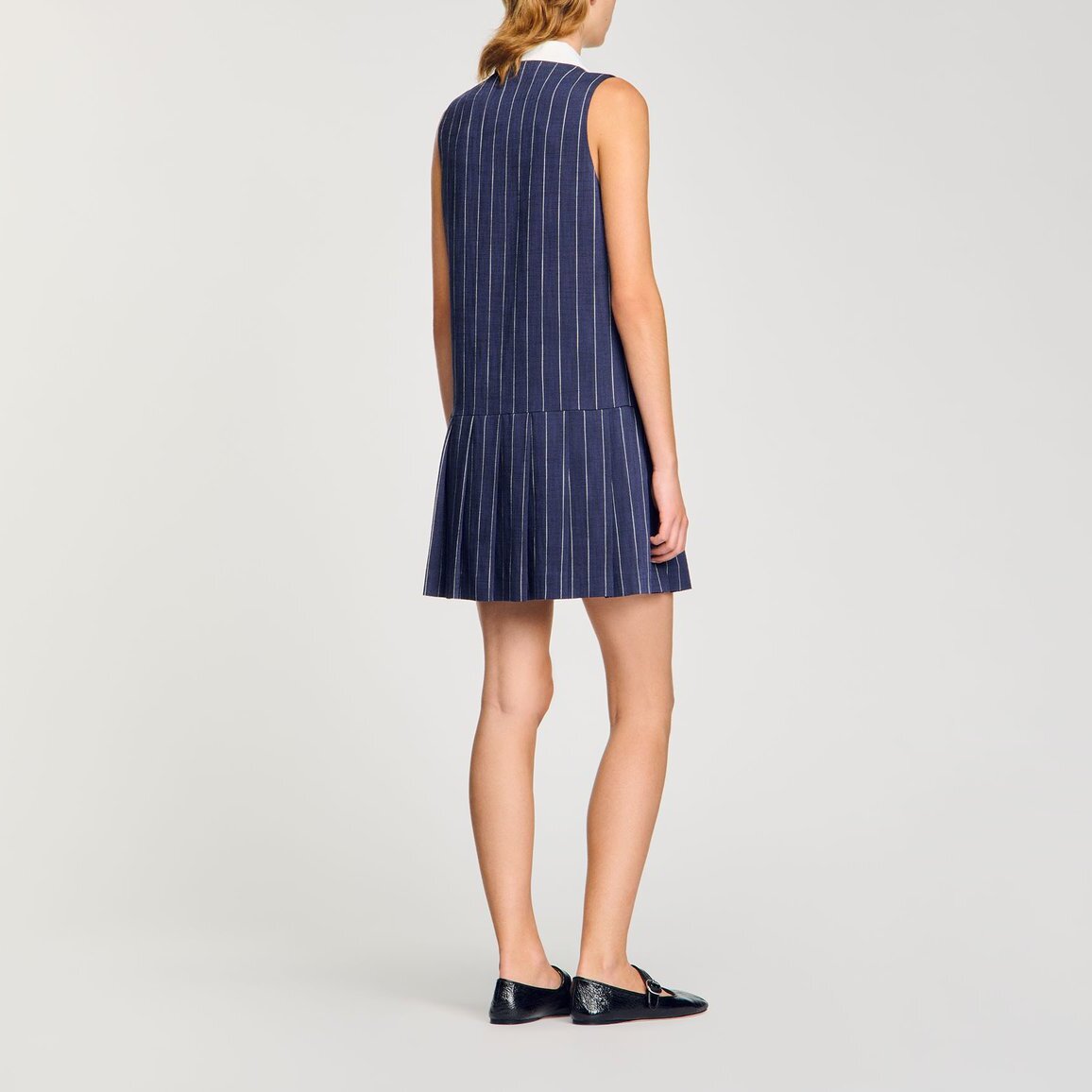 Robe courte à rayures Sandro seconde main