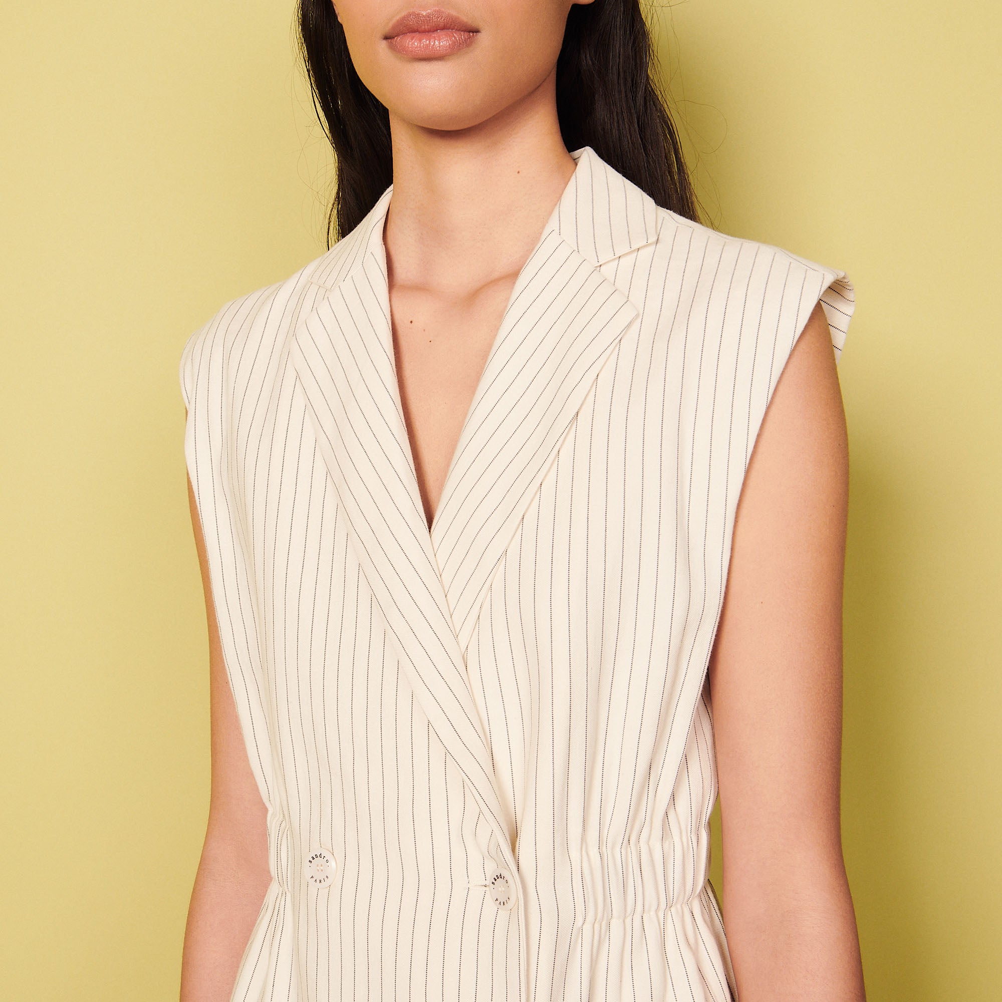 Robe tailleur rayée Sandro seconde main