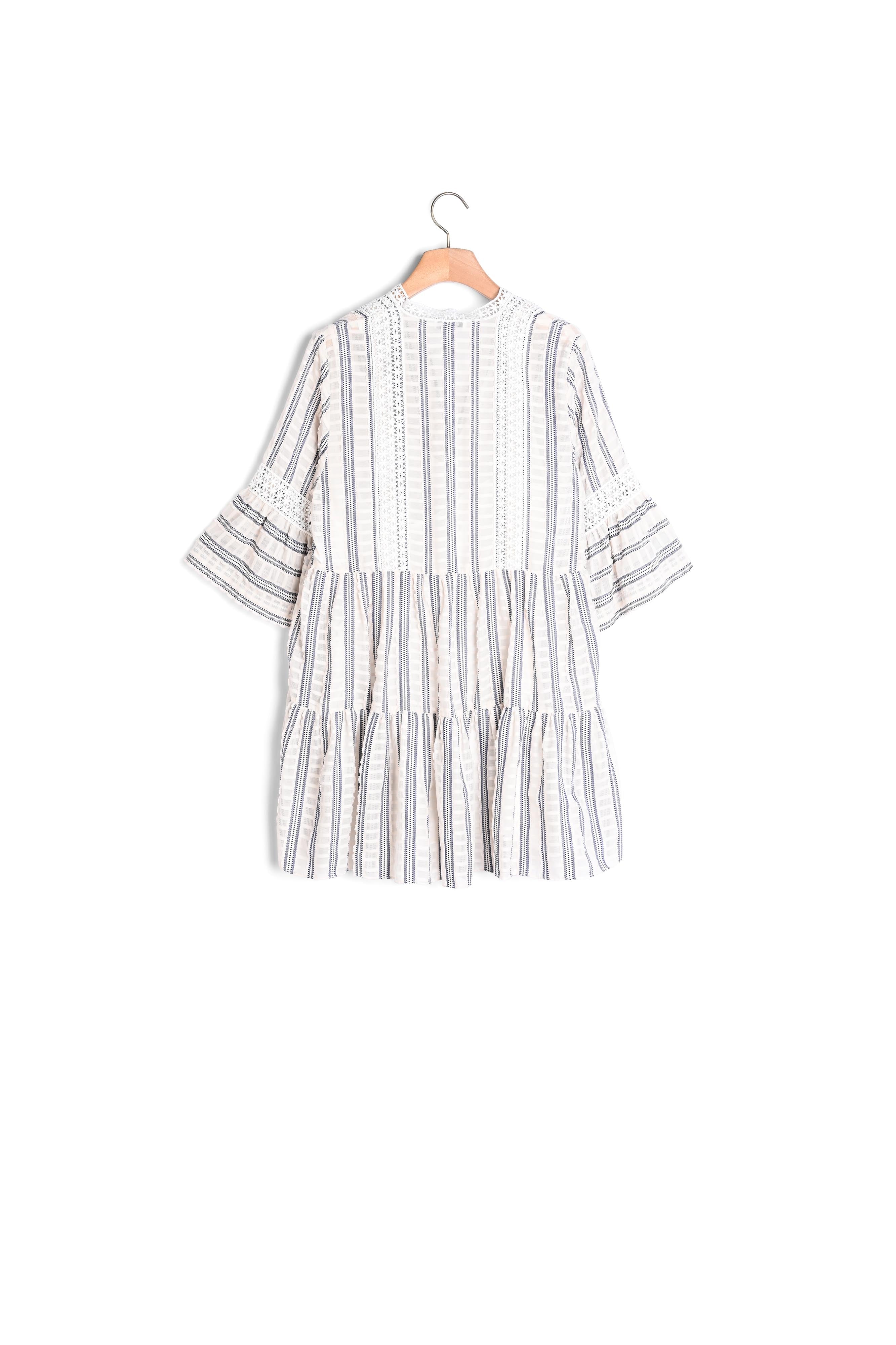 Robe courte évasée à manches courtes Sandro seconde main