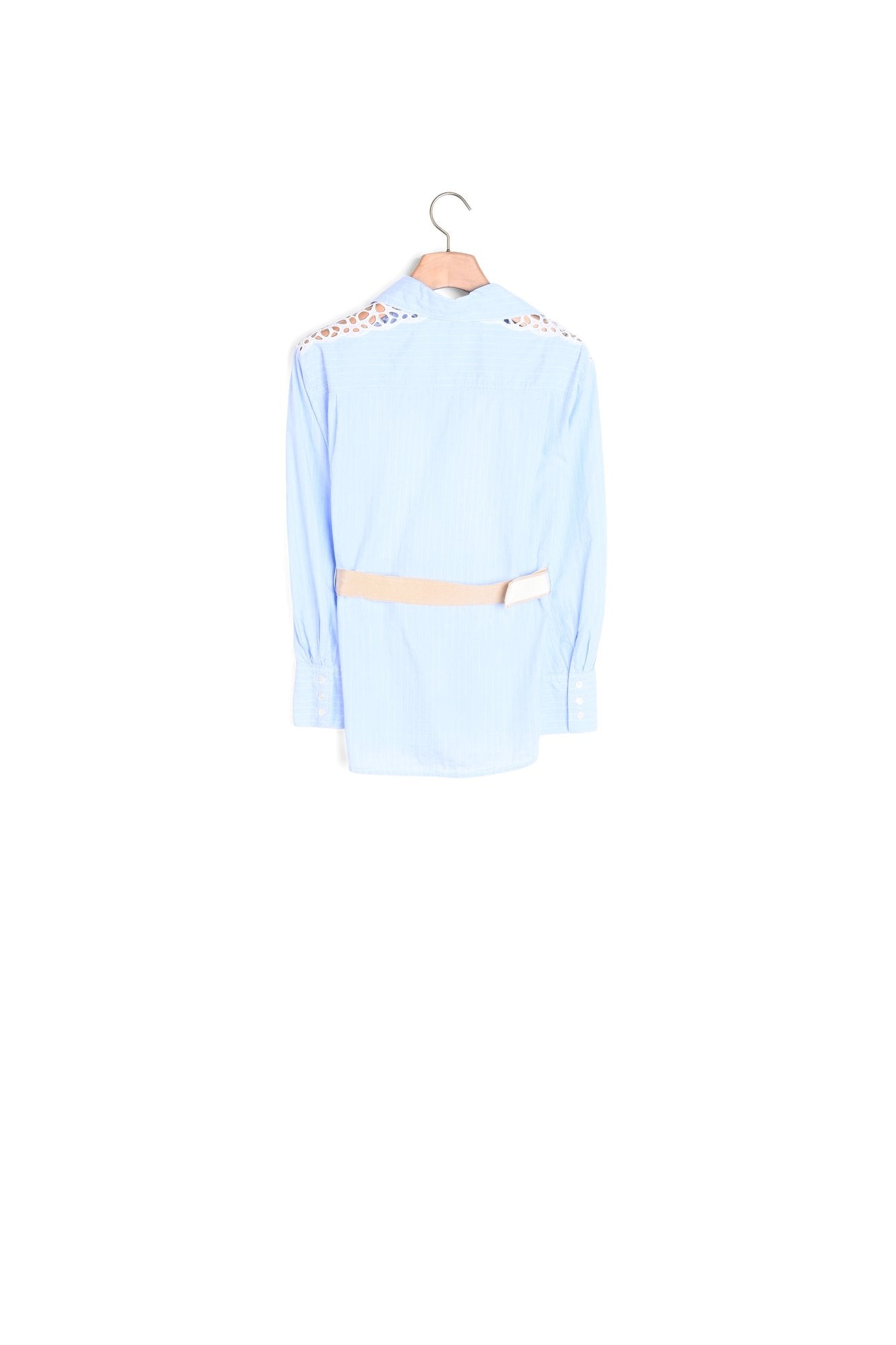 Chemise à empiècements en guipure Sandro seconde main