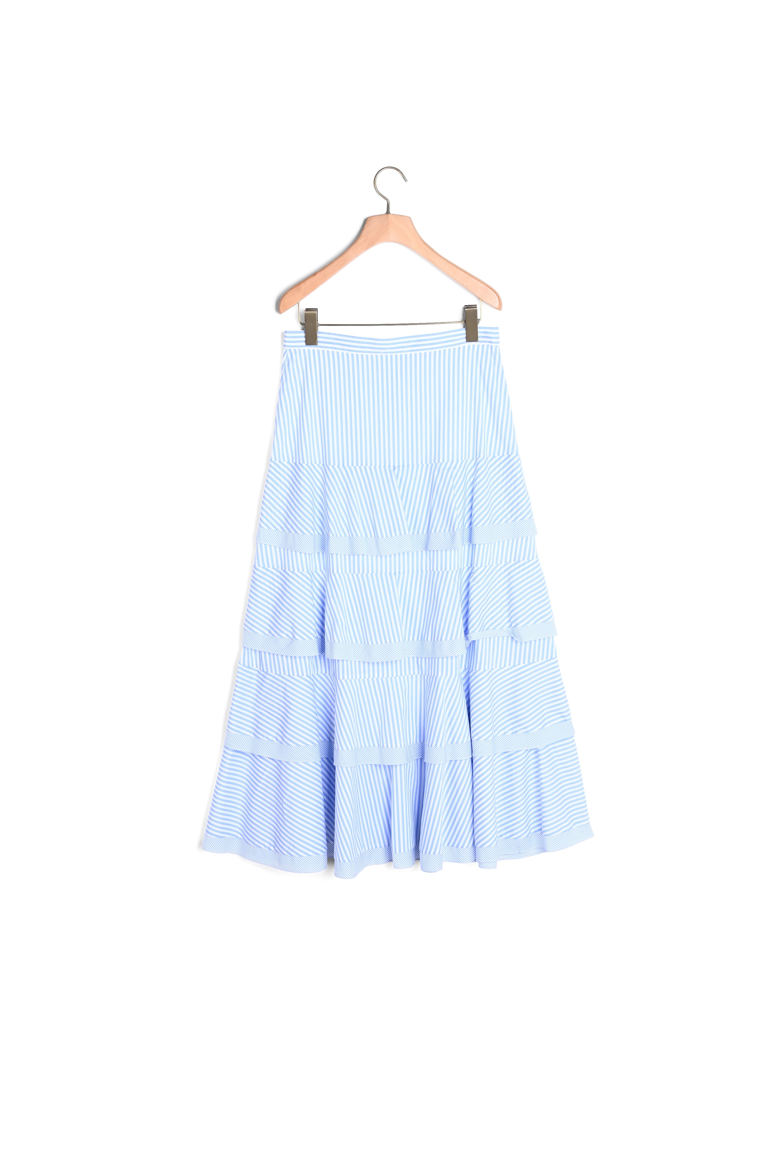 Jupe longue à rayures Sandro seconde main