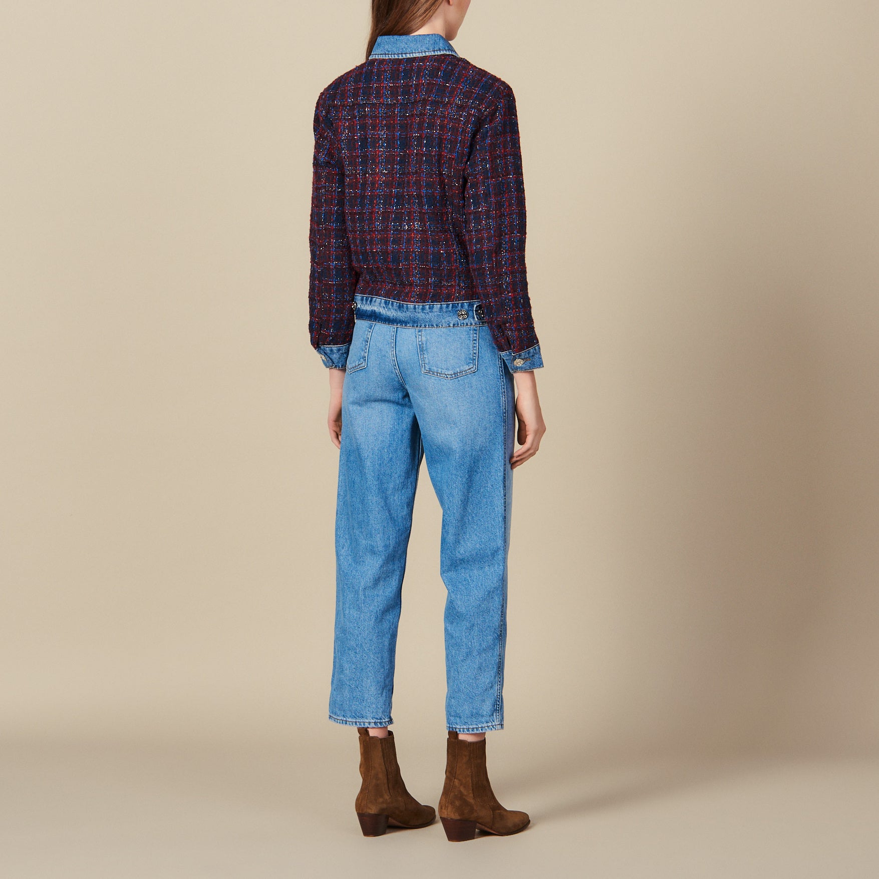 Blouson en tweed Sandro seconde main