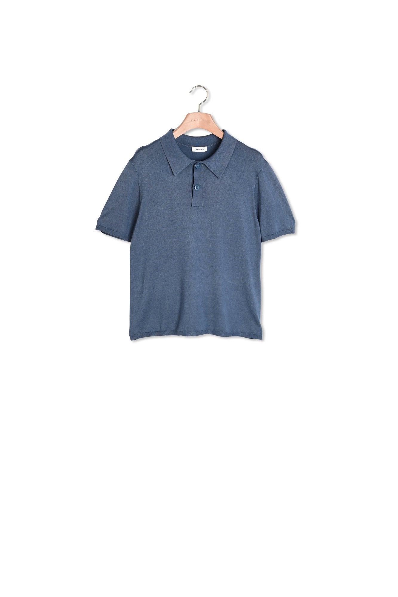 Polo en Maille à manches courtes Sandro seconde main