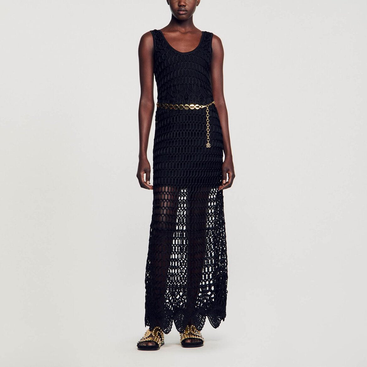 Robe en crochet Sandro seconde main