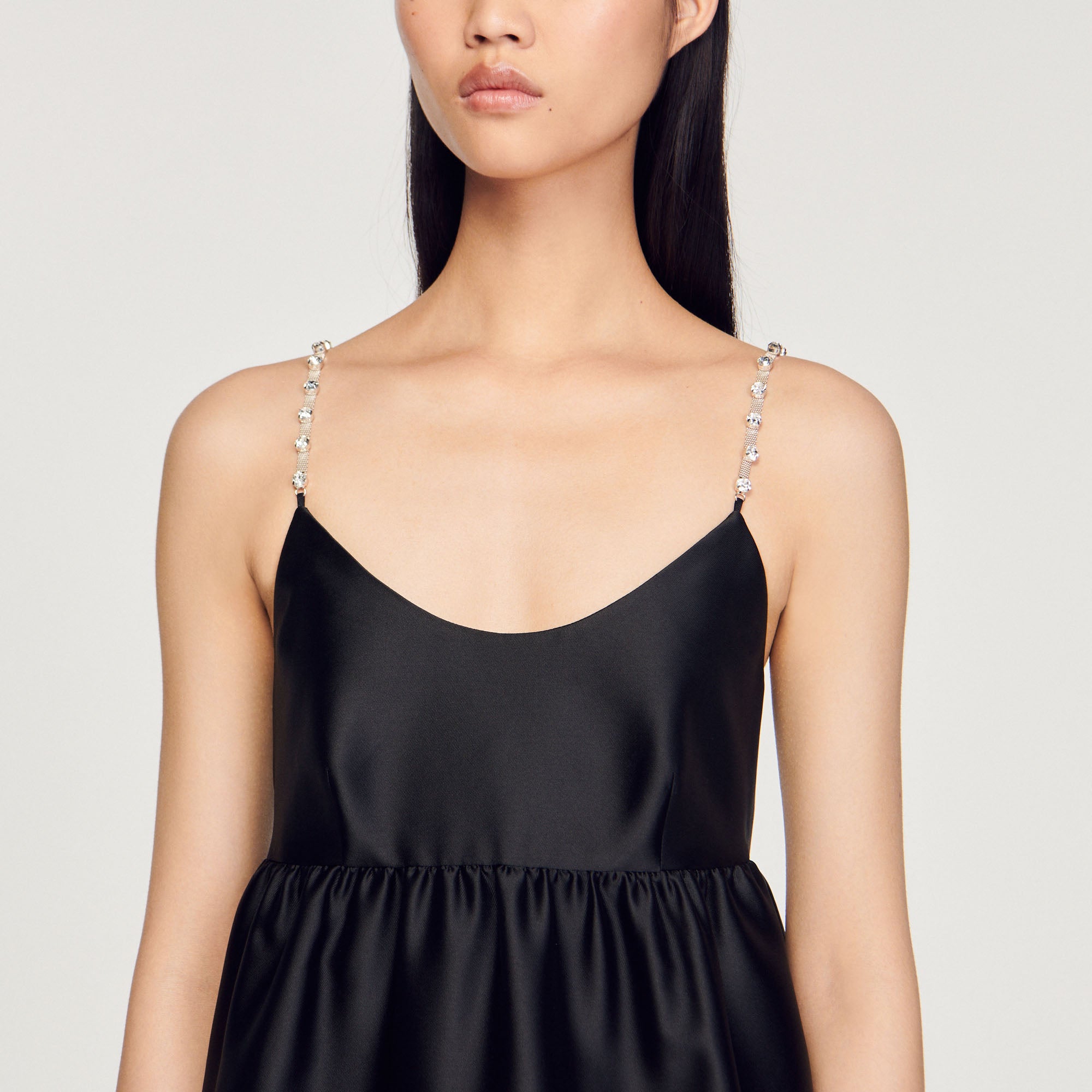 Robe courte babydoll Sandro seconde main