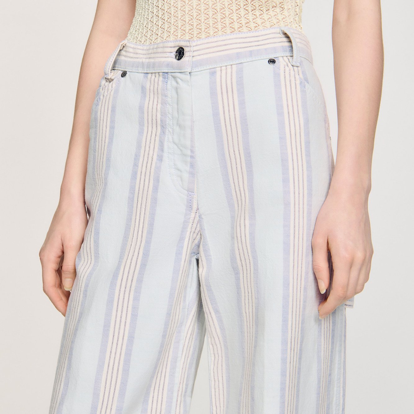 Jean à rayures Sandro seconde main