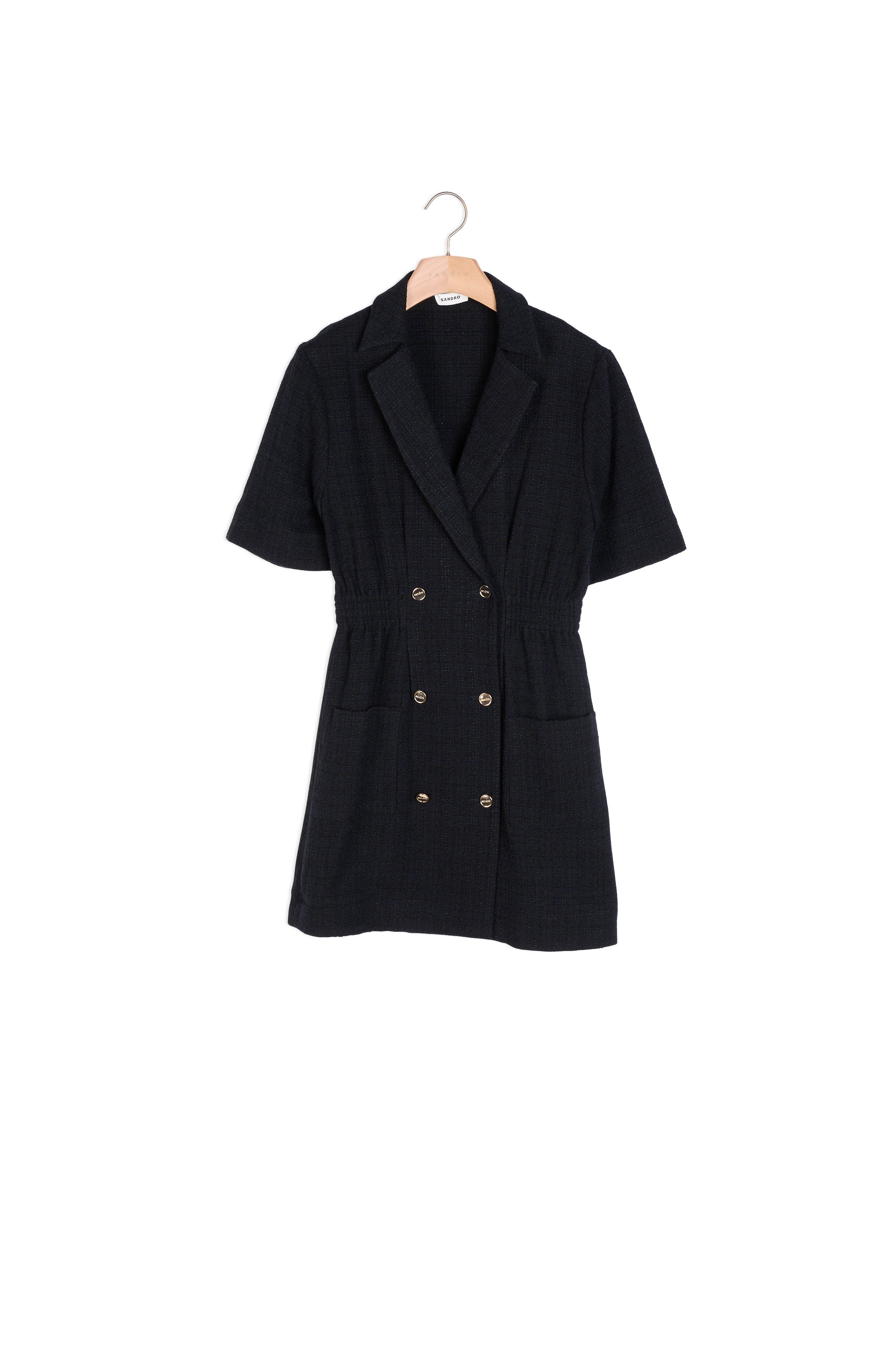 Robe à col tailleur Sandro seconde main