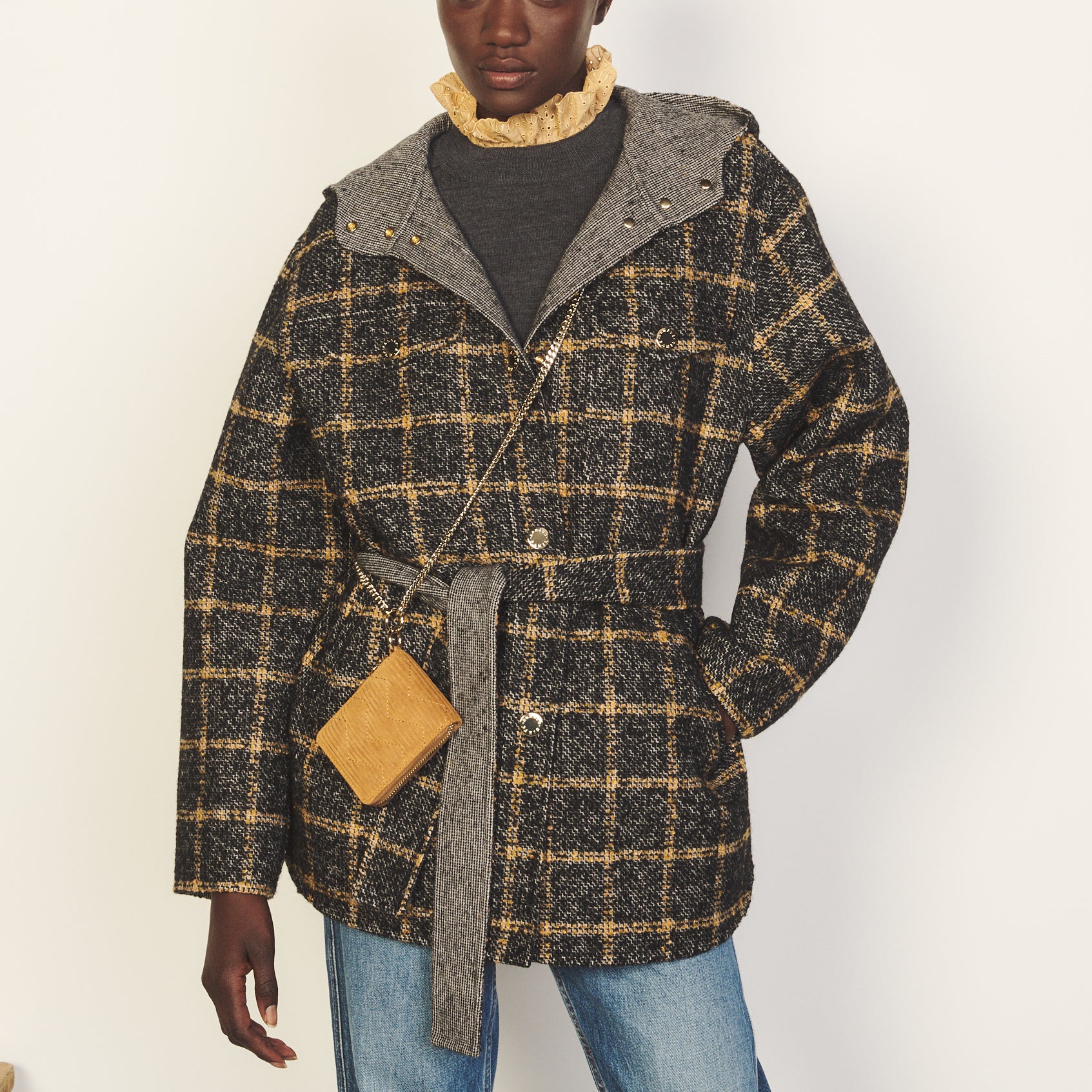 Outerwear Anthracite Sandro seconde main