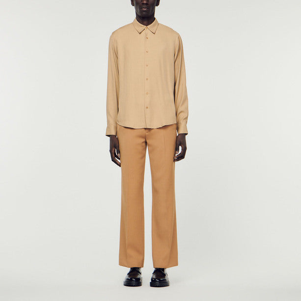 Chemise fluide à manches longues Homme Sandro seconde main