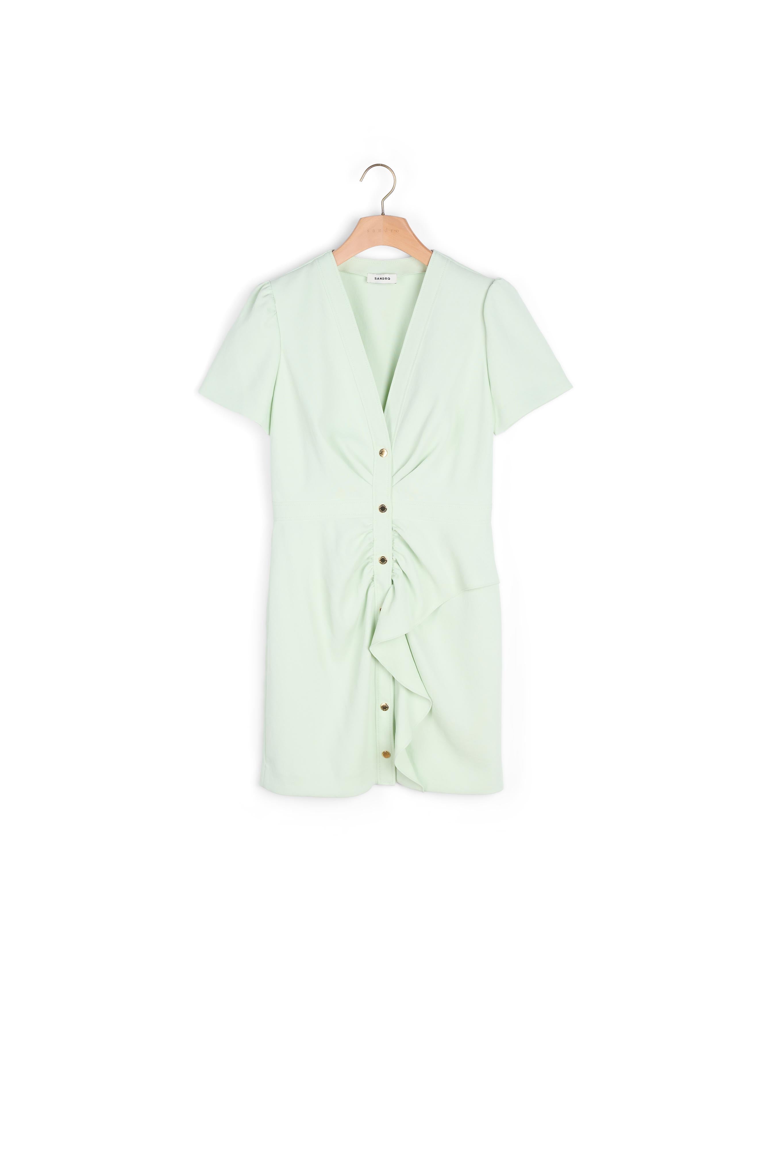 Robe courte à basque asymétrique Sandro seconde main