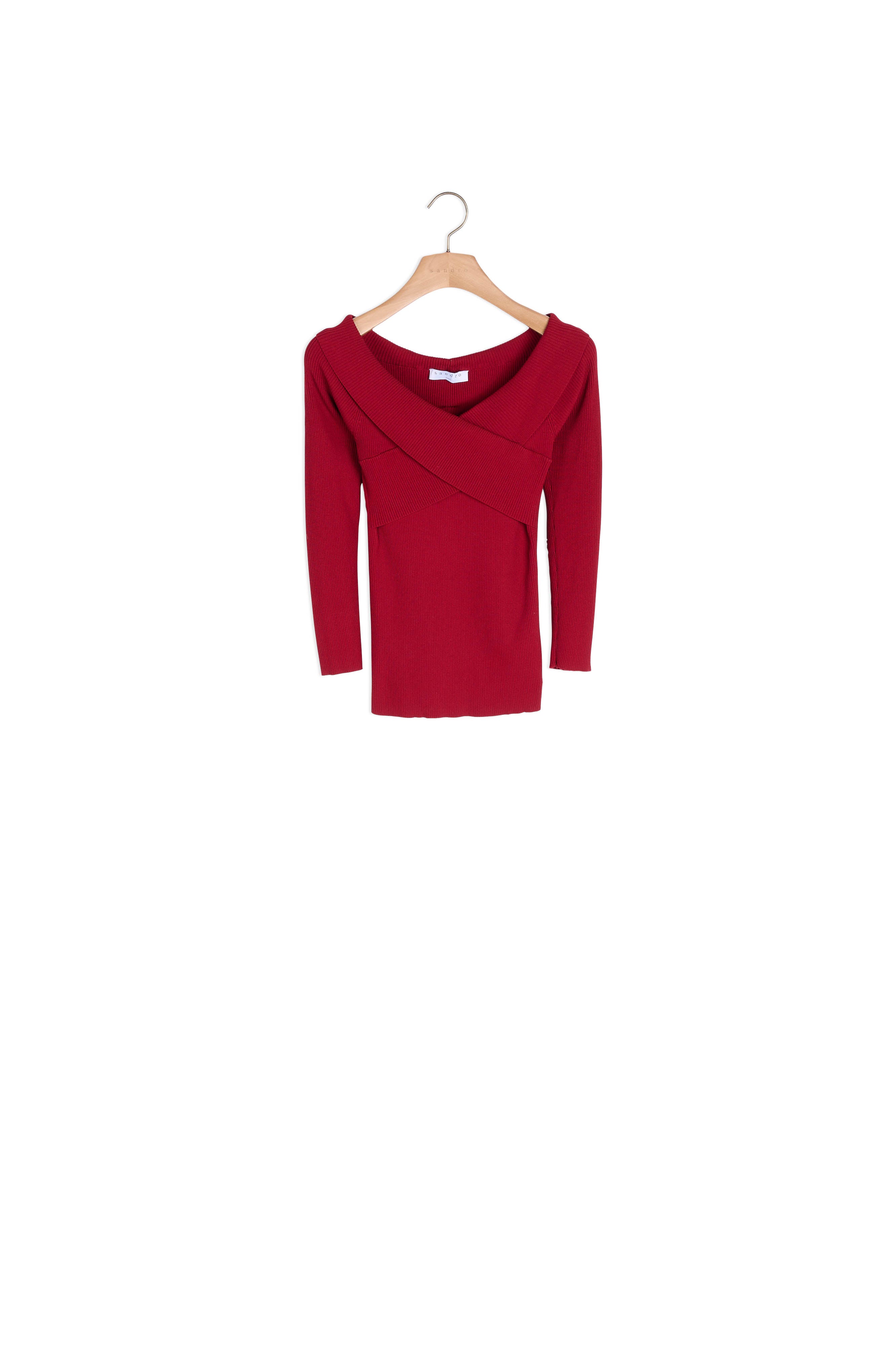 Pull croisé sur le devant Sandro seconde main