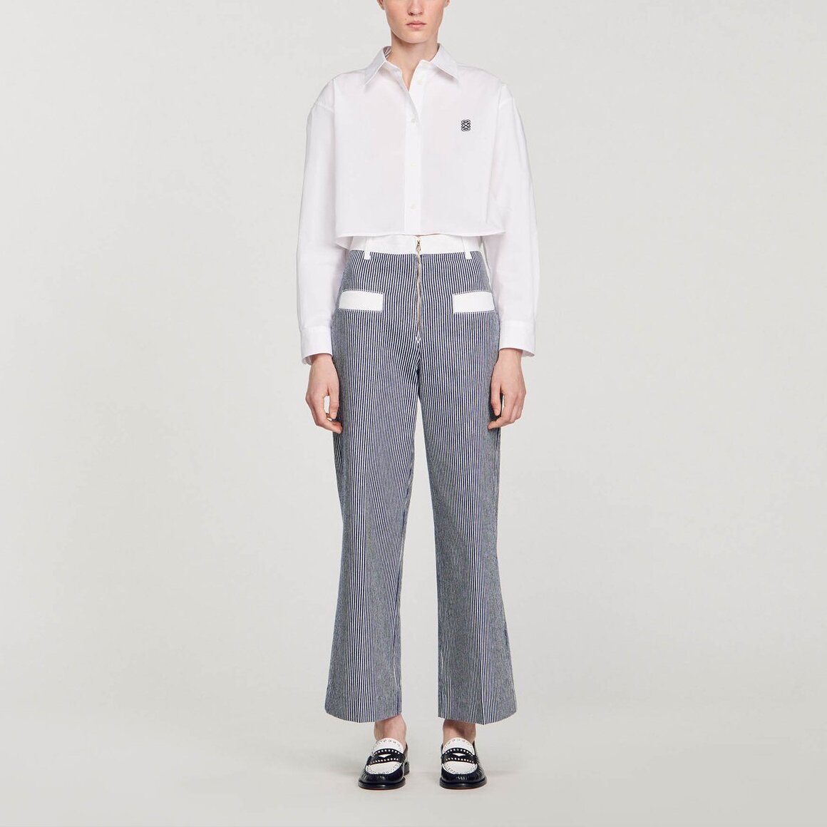 Jean à rayures Sandro seconde main