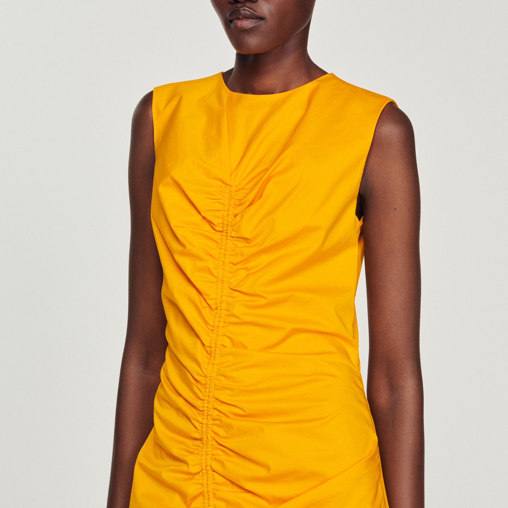 Robe longue froncée Sandro seconde main