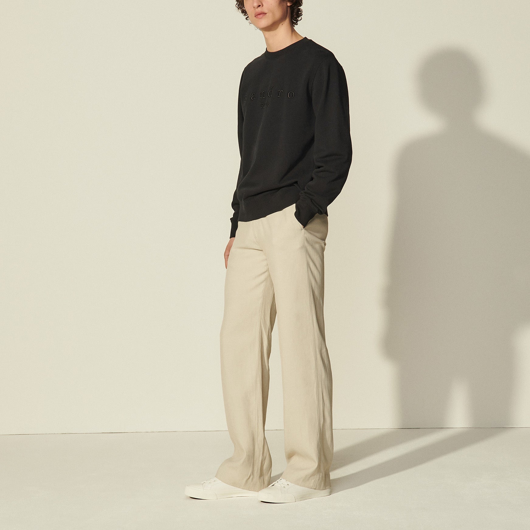 Sweat avec broderie Sandro Sandro seconde main