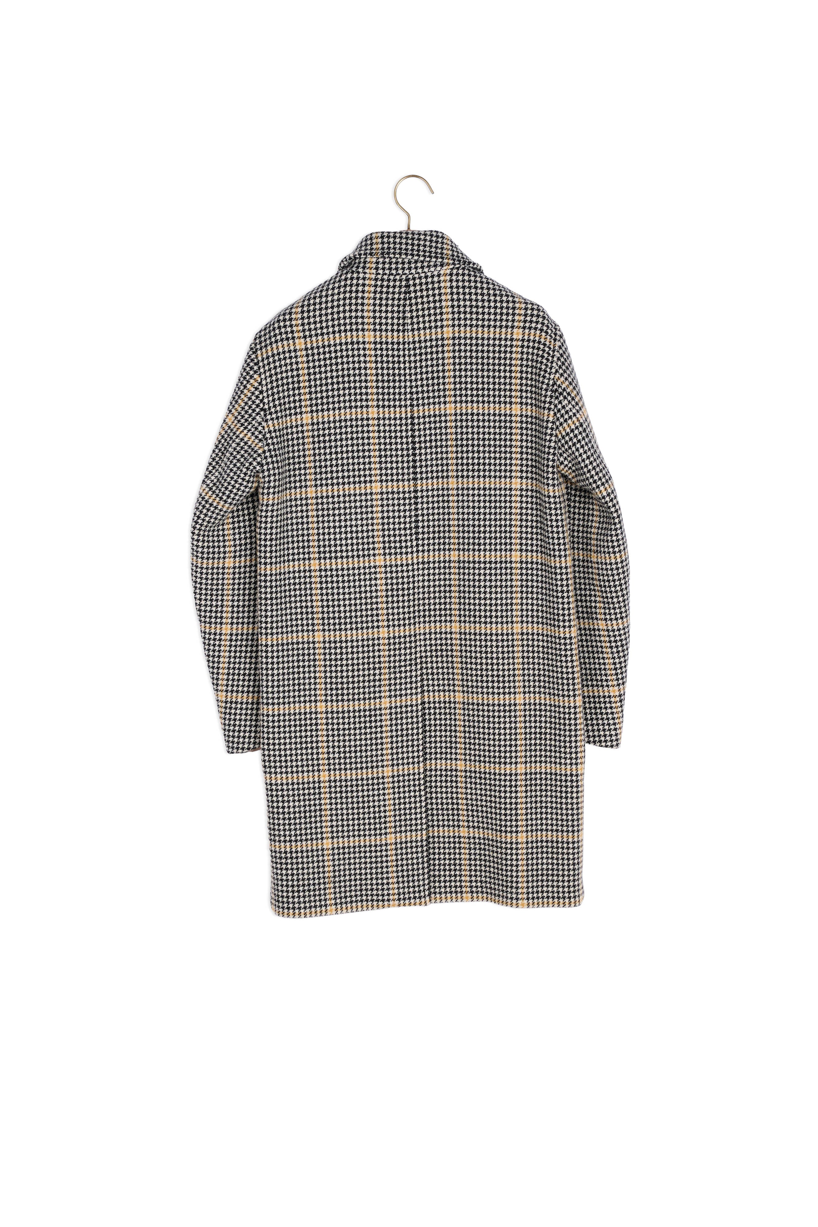 Manteau à carreaux Sandro seconde main