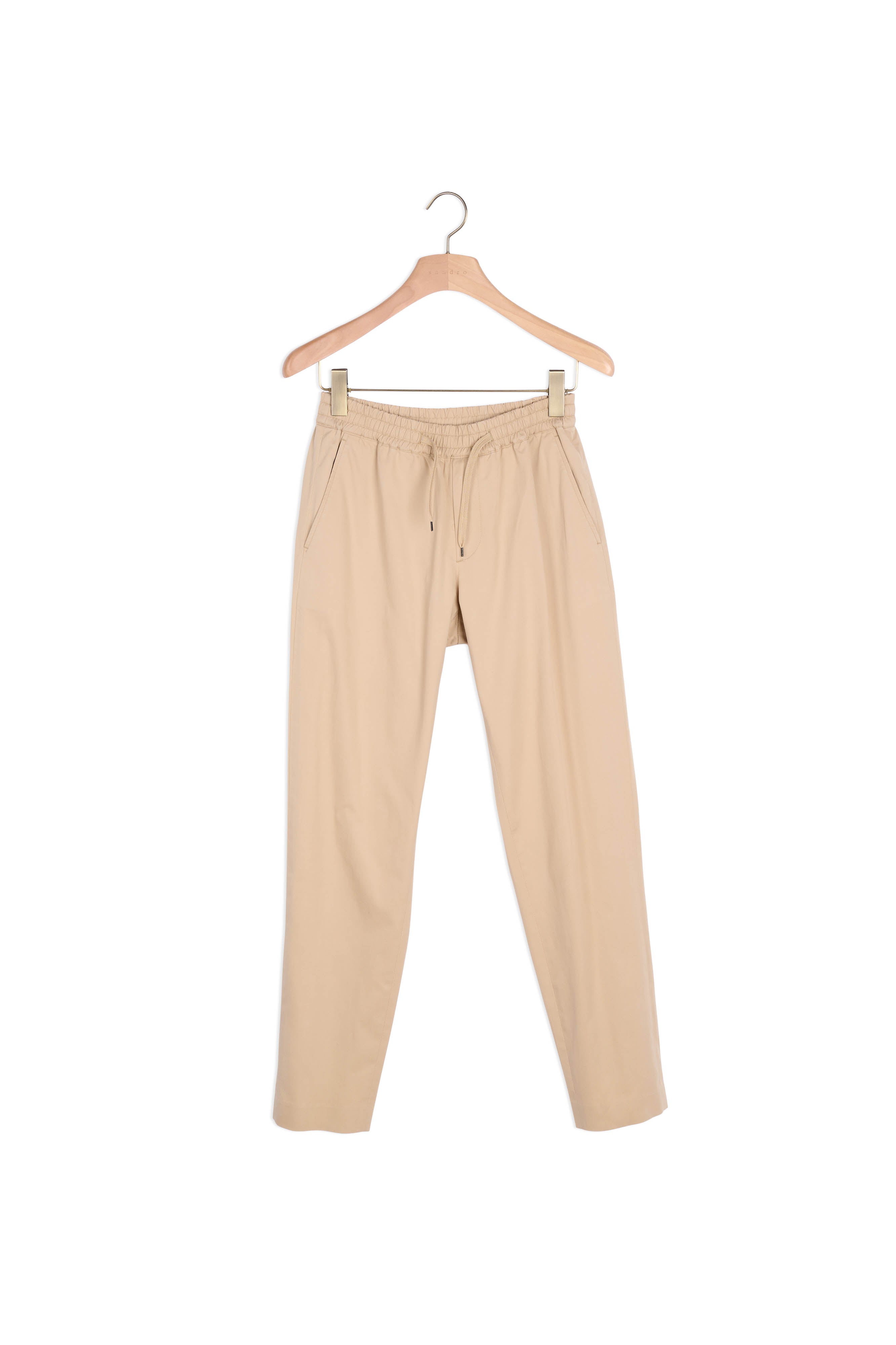 Pantalon à la ceinture élastique Sandro seconde main