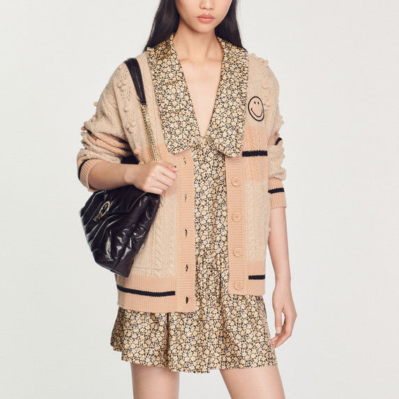 Robe fluide imprimée Sandro seconde main