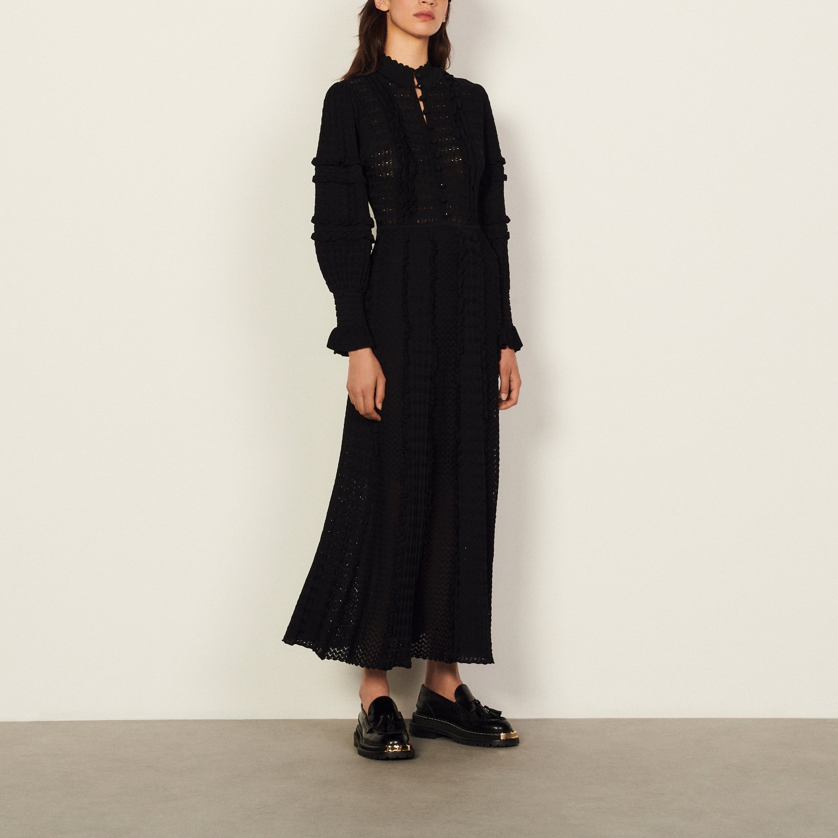 Robe Noir Sandro seconde main